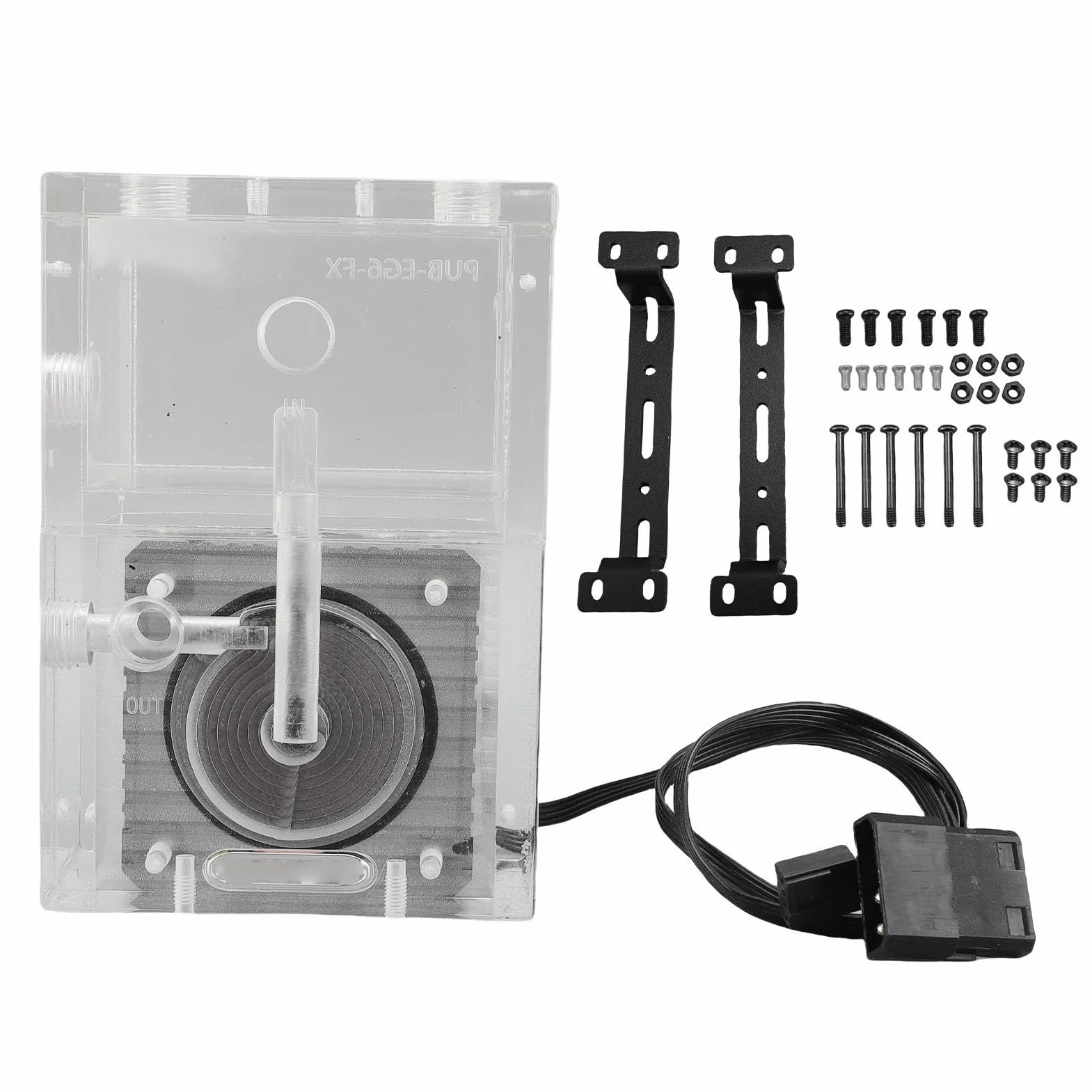 Bewinner PC Combo Zbiornik Pompy Wodnej, Aluminium Aluminium Pancerza Akrylowa Obudowa Odśrodkowa Pompa Wodna Zbiornik 650L/H 3,5 M WIDY KOMPUTEROWY System Chłodzenia Cieczy