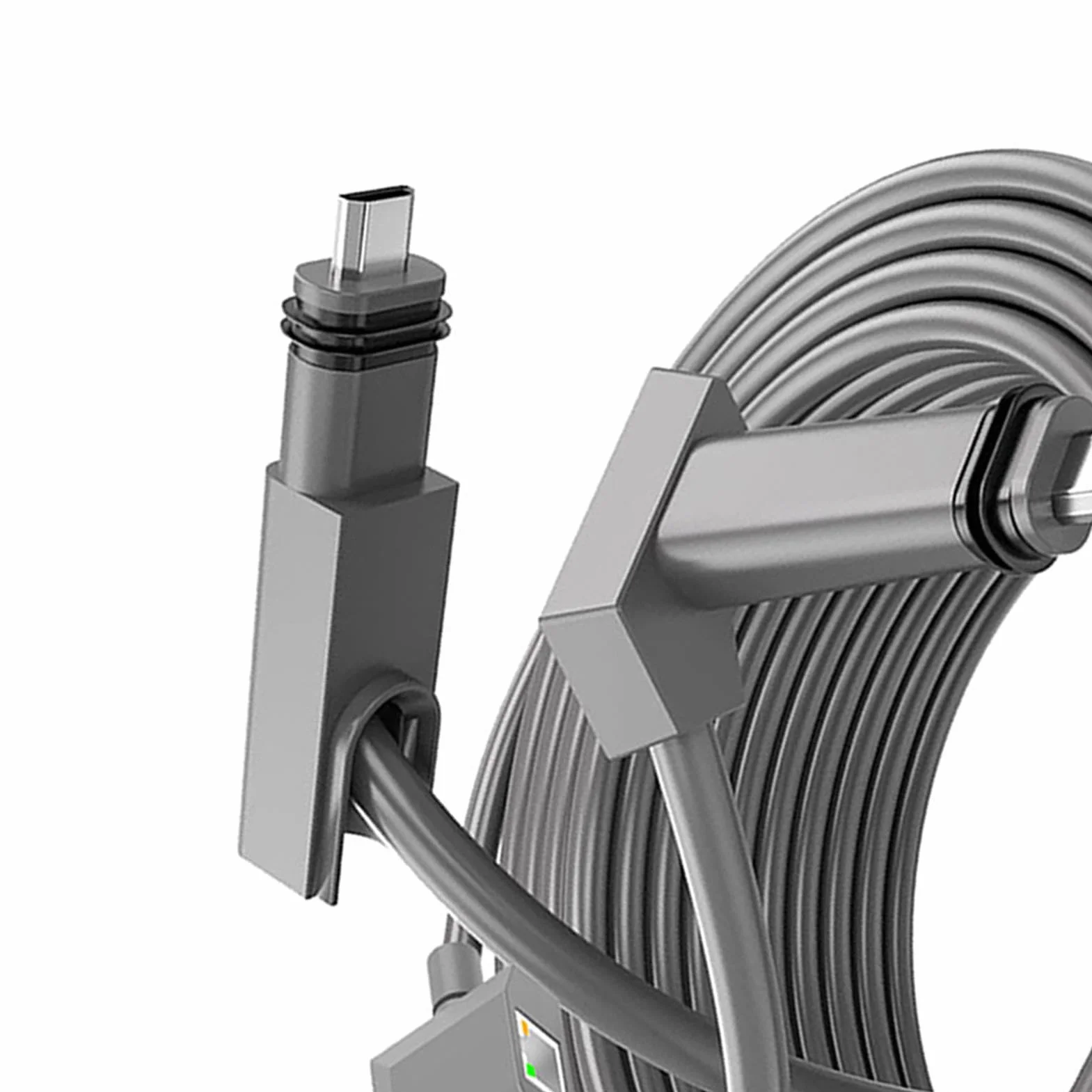 Sorandy Zewnętrzny Kabel Satelitarny o Długości 30 Stóp, Kabel 2 w 1 IP68 z Portem Ethernet, Przewód Zamienny do Anteny GEN2/V2