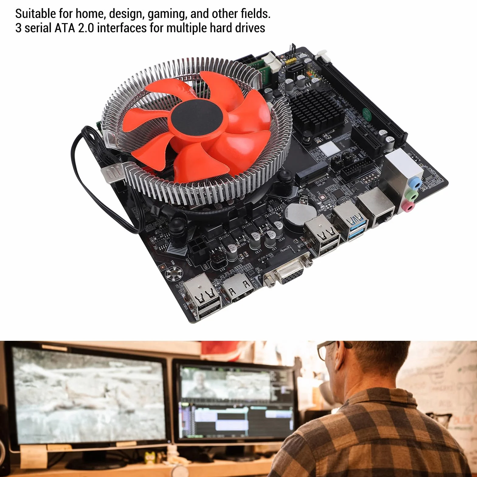 Zestaw Płyty Głównej H81 z I5-4570, 8 GB DDR3 RAM, M.2 Szybkie Gniazdo SSD, PCI-E 16X, SATA 2.0, USB 3.0, HDMI/VGA Port, Gigabit Lan, Zestaw Kompilacji Gier Komputerowych