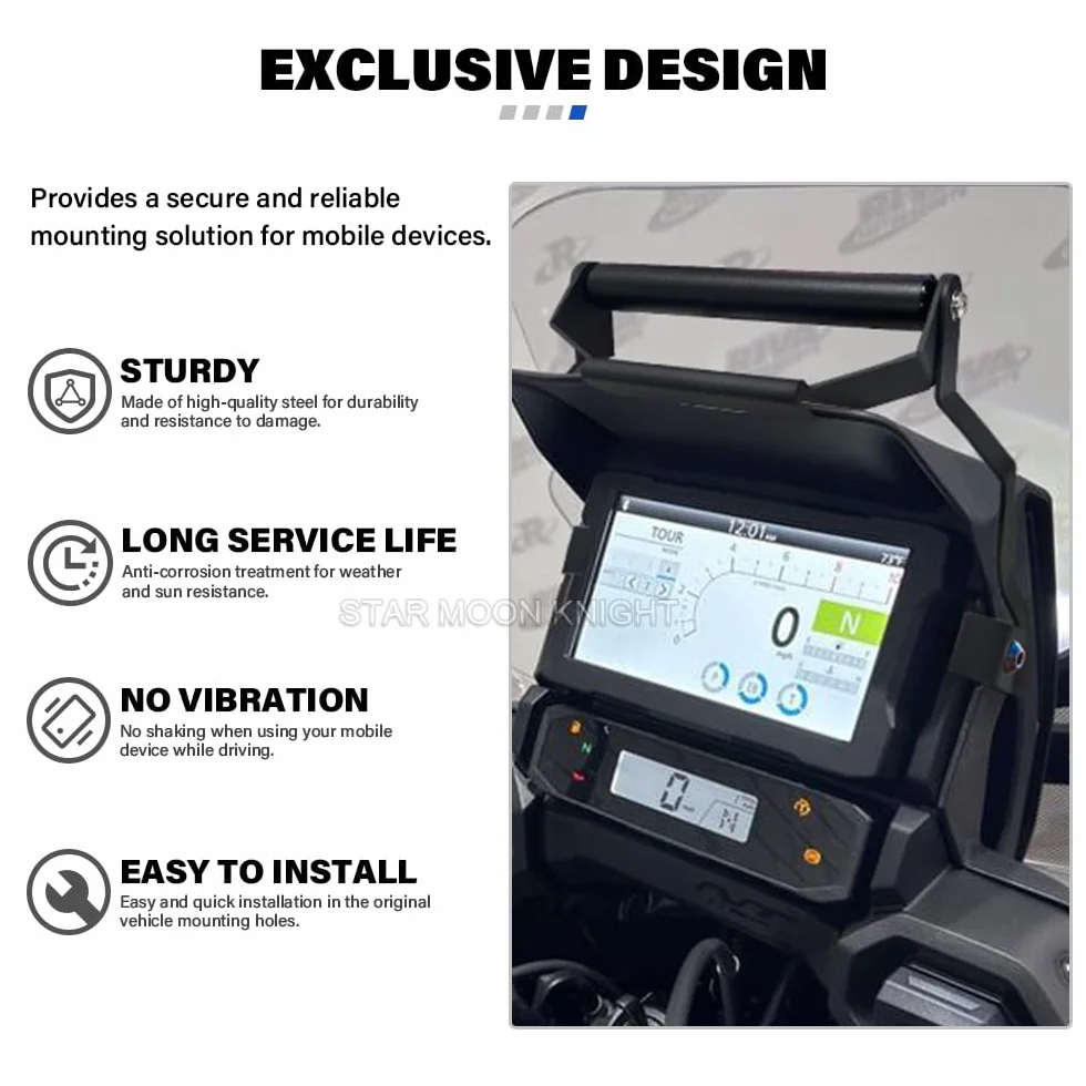 NT 1100 uchwyt do smartfona Honda NT1100 2025 2026 GPS nawigacja uchwyt na telefon komórkowy akcesoria (22 mm)