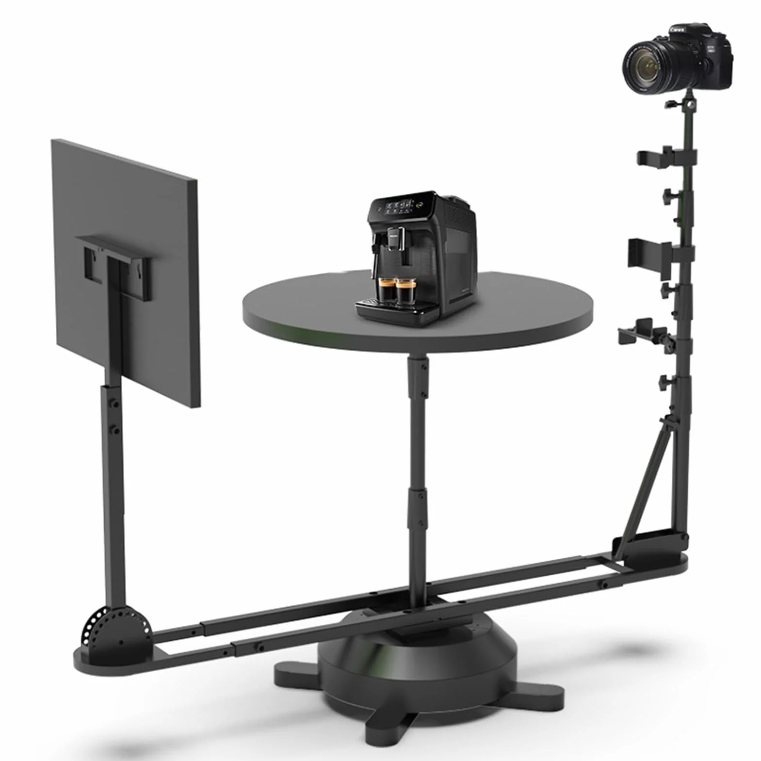 Gramofon fotograficzny 360 stopni, elektryczna budka fotograficzna Profesjonalny sprzęt wideo, do różnorodnej fotografii produktowej