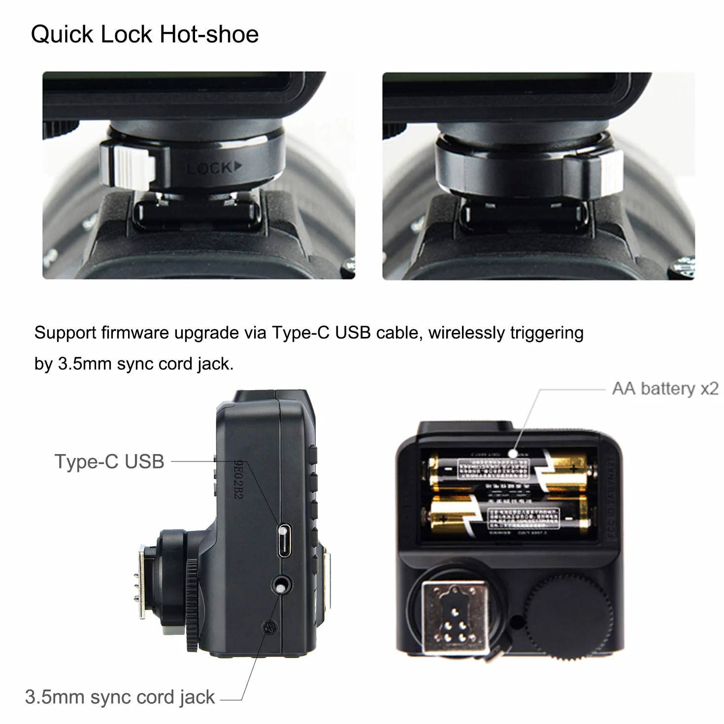 Godox X2T-F TTL Bezprzewodowe zdalne wyzwalacze HSS 1/8000s do kamery FUJIFILM, połączenie Bluetooth może być szybkie ustawienie