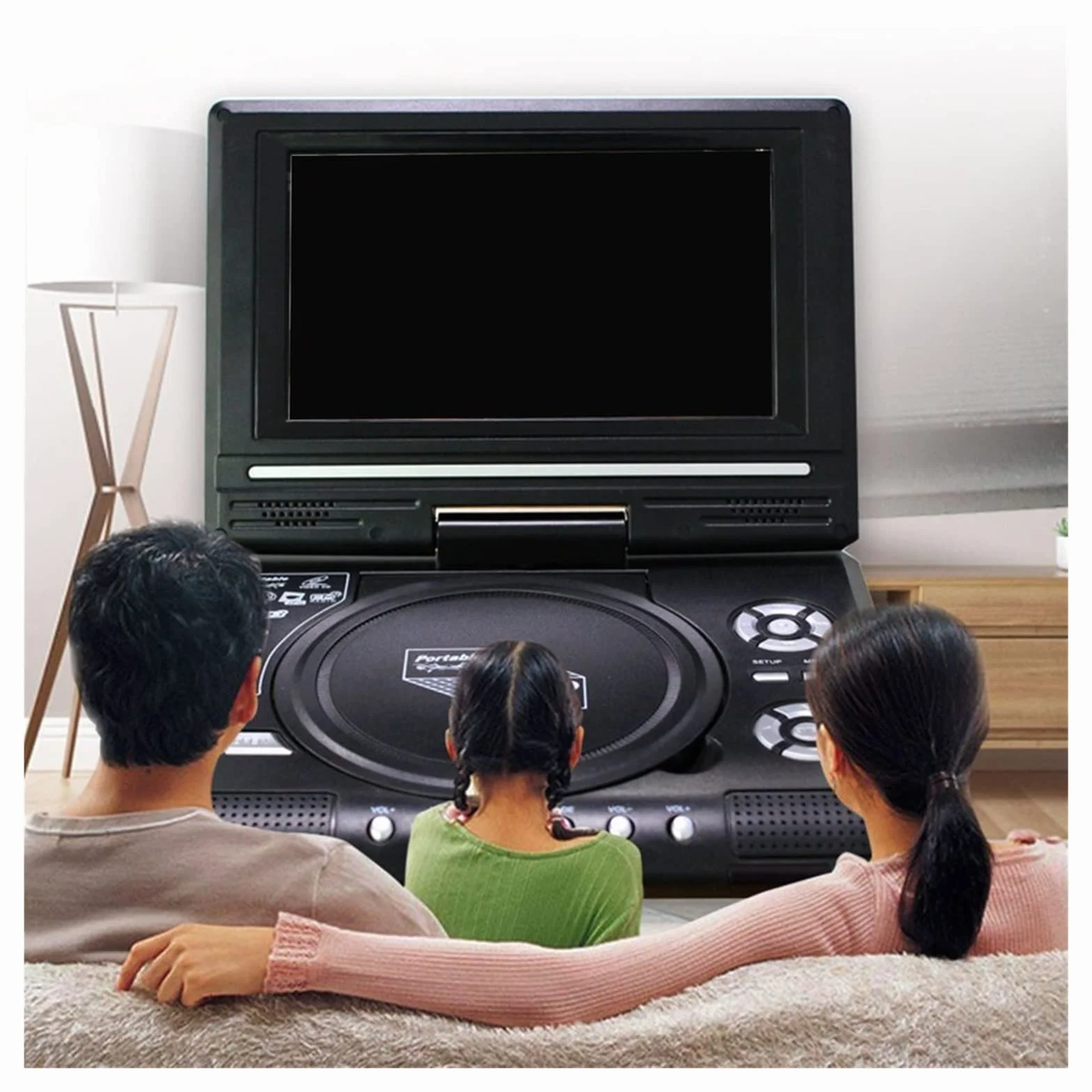 Odtwarzacz DVD Samochodowy system multimedialny 7,8-calowy odtwarzacz z ekranem Przenośny wysokiej rozdzielczości Vcd Mp3 Dvd Usb Z TV/FM/USB, Zgodność Z Wieloma Formatami