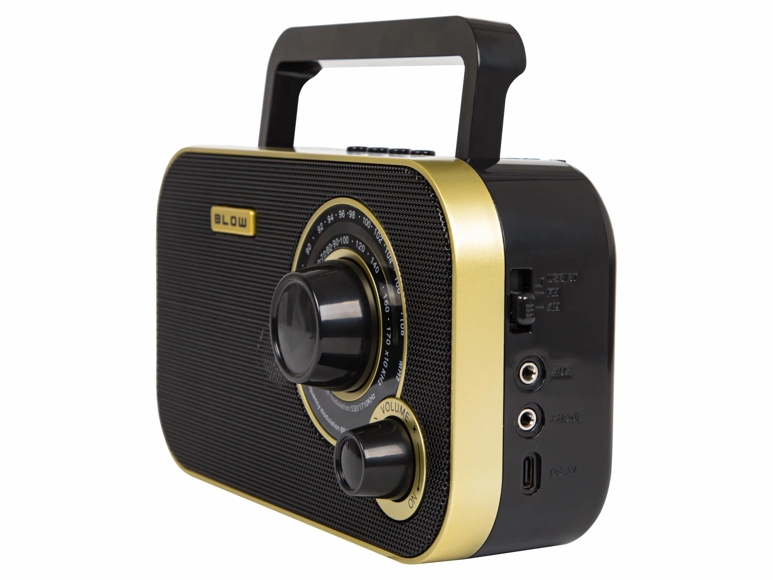 BLOW RADIO KUCHENNE RETRO BLUETOOTH USB SD 230V PRZENOŚNE NA BATERIE R20 ANTENA