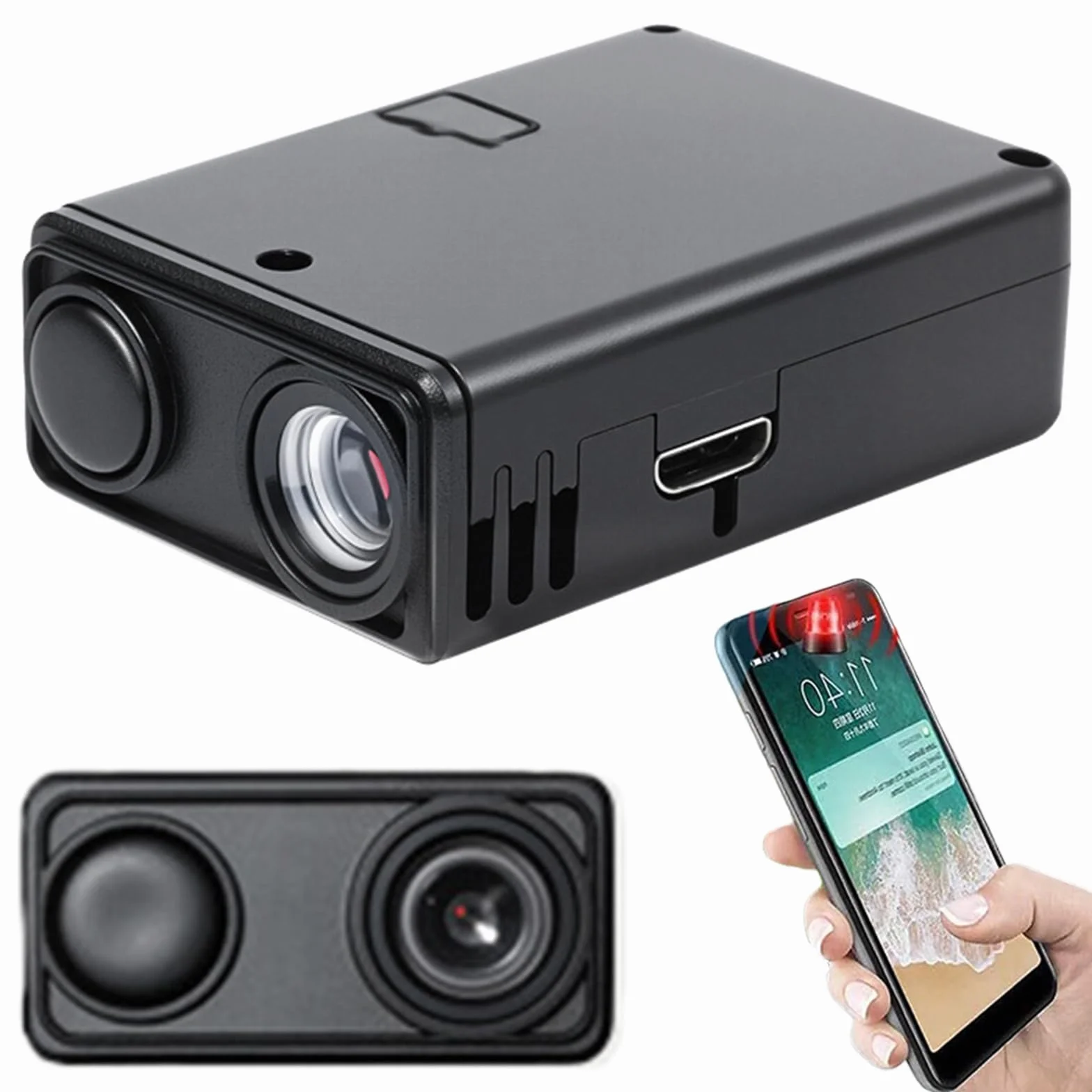 Mała kamera wideo 4K WiFi z wykrywaniem ruchu, mini kamera monitorująca, zdalne sterowanie aplikacją do nadzoru wewnętrznego