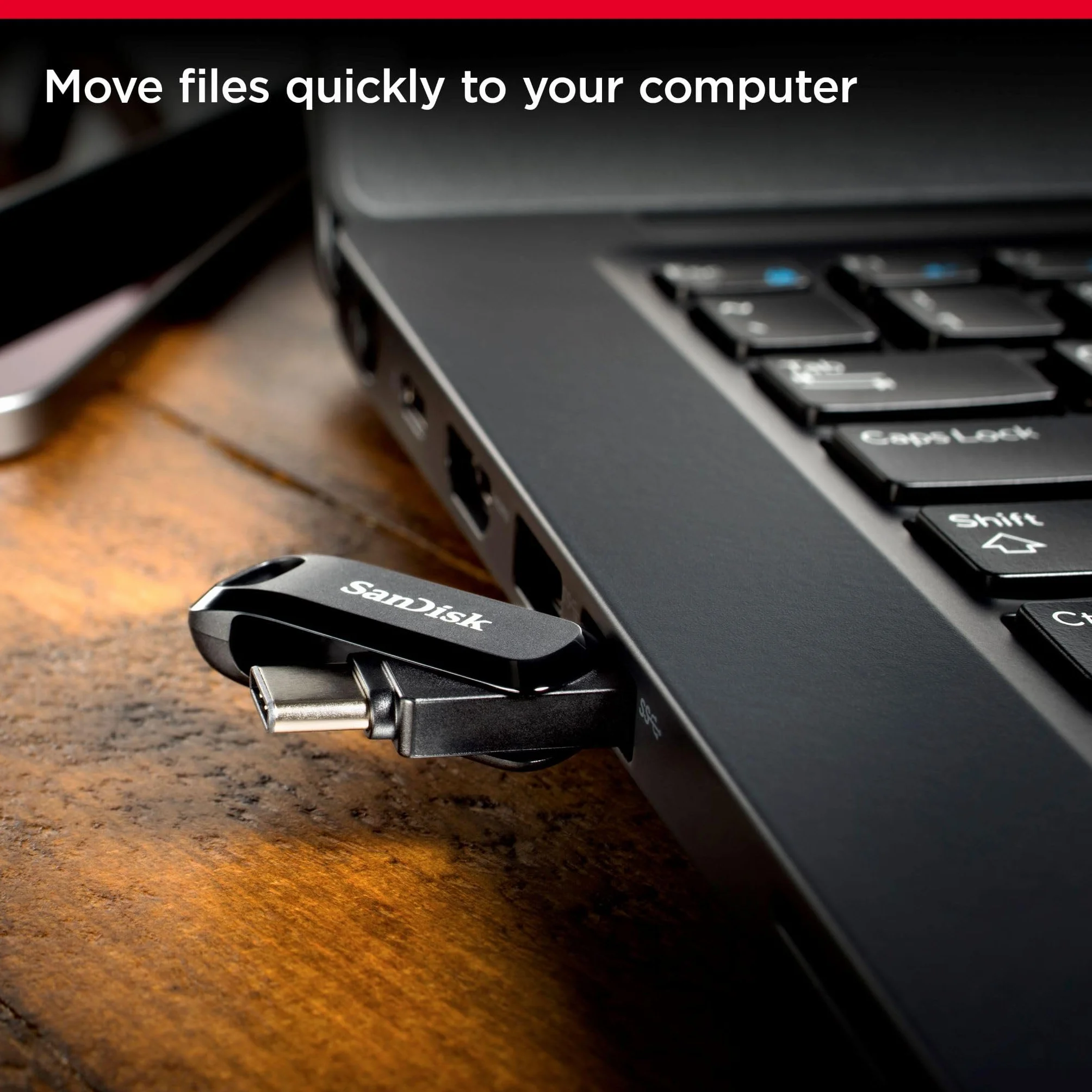 SanDisk 128GB Ultra Dual Drive Go USB Type-C Pamięć USB z odwracalnymi złączami USB typu C i USB typu A, do smartfonów, tabletów, komputerów Mac i PC
