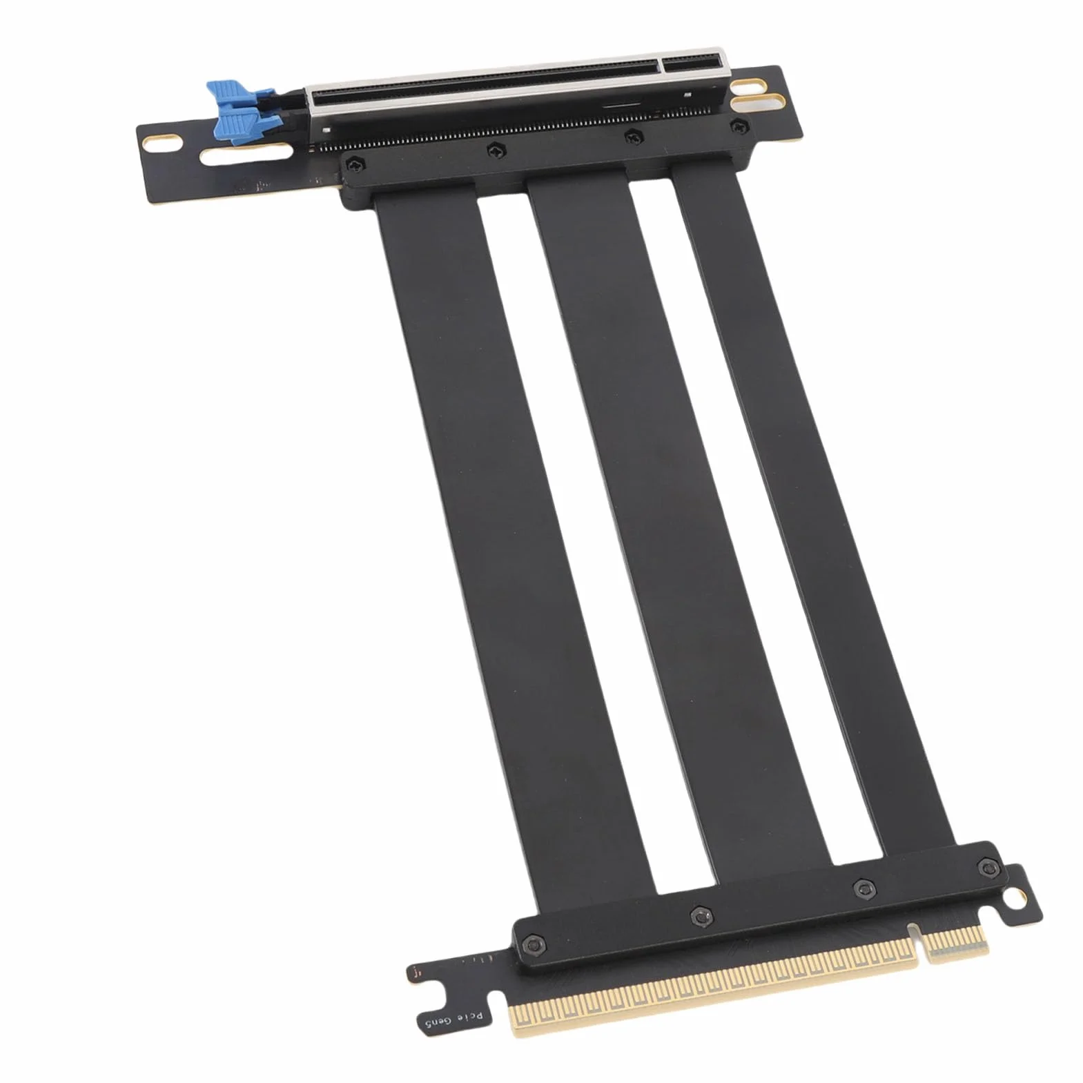 Kabel Riser PCIe 5.0 X16, 128 Gb/s Ekranowany, Wstecznie Kompatybilny z RTX 4090 Ti, Kabel Przedłużający GPU Plug and Play do Obudowy Komputera, Serwera ITX, Zestawy Komputerowe