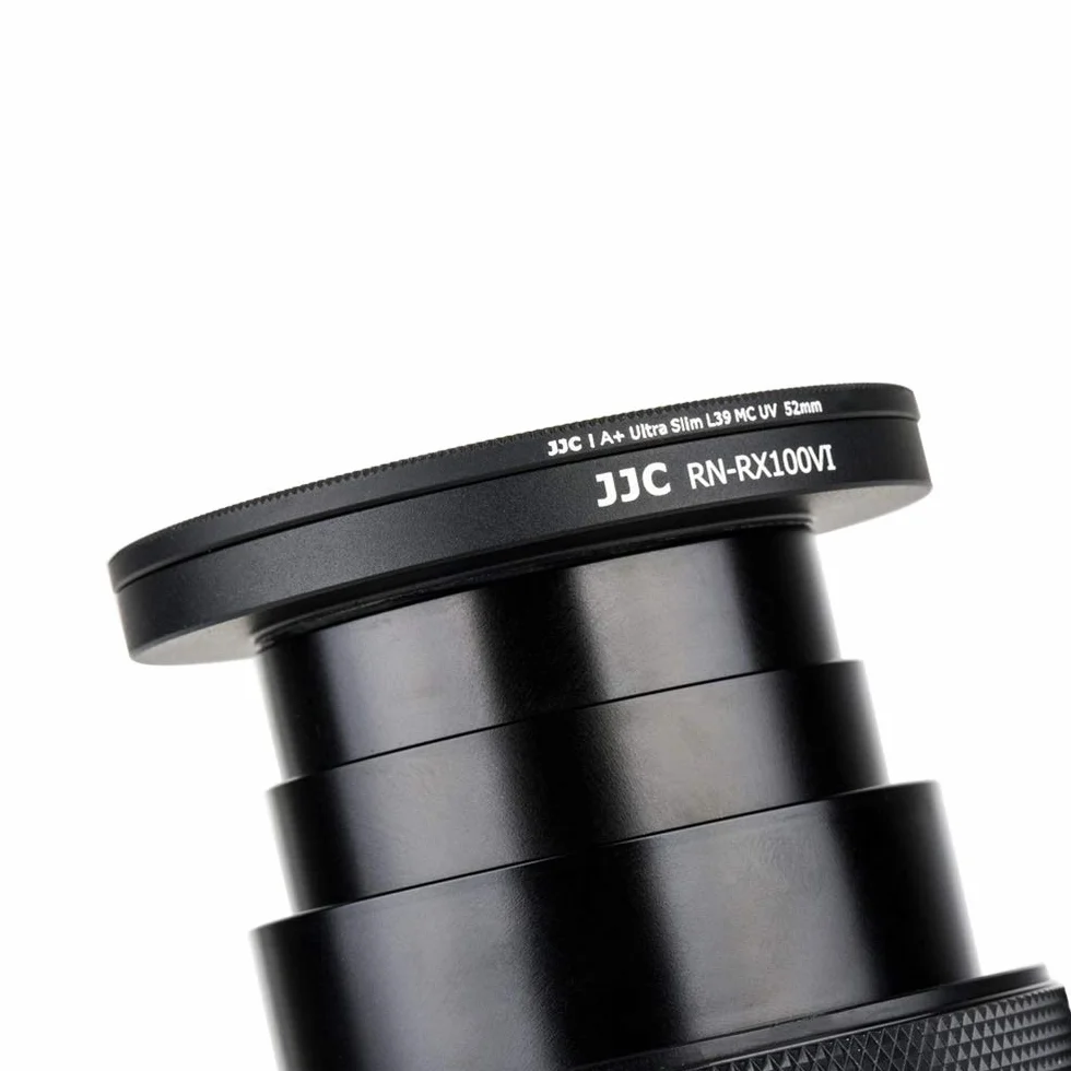 KIWIFOTOS Pierścień adaptera filtra i osłona obiektywu akcesoria pasuje do Sony RX100 VI RX100 VII RX100M6 RX100M7 ZV-1II ZV-1 do aparatu Canon G5X Mark II