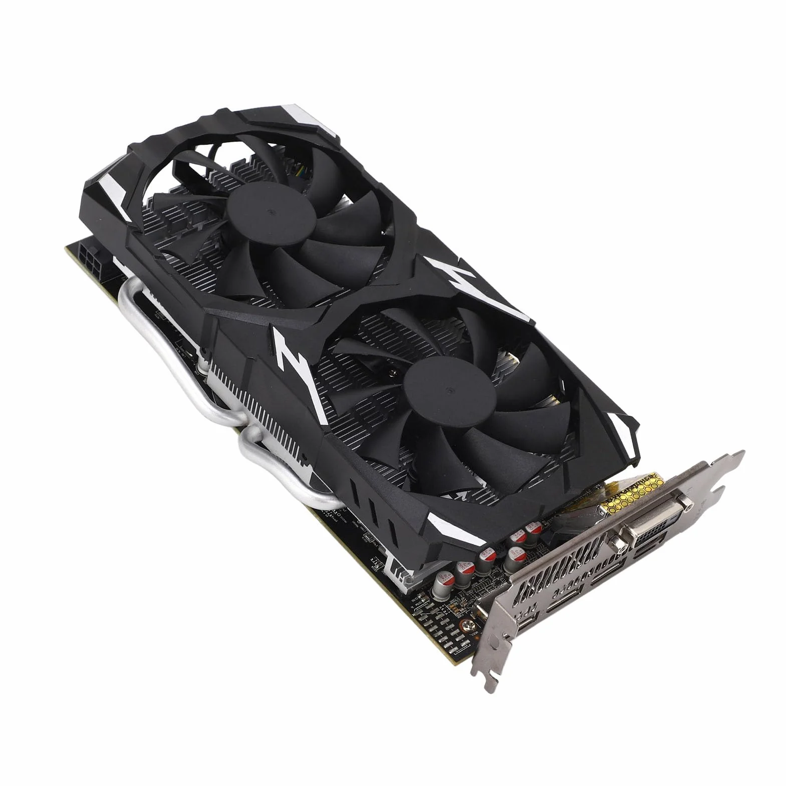 Karta Graficzna RX 580, 8 GB GDDR5 256bit, 3 X Wyjście DP HDMI DVI, Obsługa 8K 16 PCI Express 3.0, 2 Wentylatory Karta Graficzna do Gier dla Domowego Biura