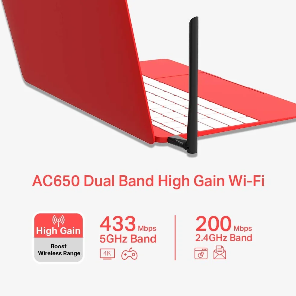 MERCUSYS Wireless LAN USB AC650 MU6H