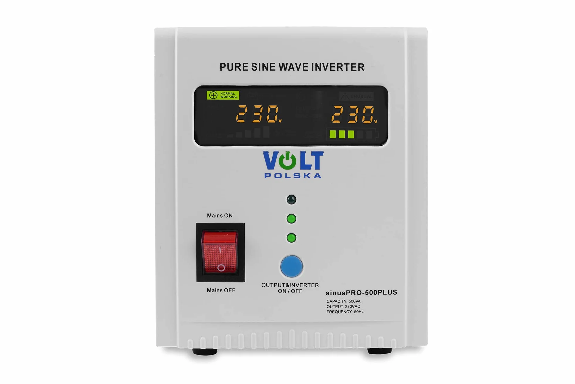 Volt Polska 3SPX0500ES Zasilacz awaryjny sinusPRO 500 E PLUS 12V, czarny