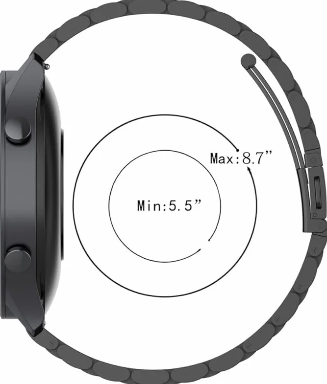 Pasek do zegarka Huawei Watch GT 6 41 mm, metalowa siatka ze stali nierdzewnej, zamiennik paska biznesowego do smartwatcha Huawei Watch GT 6 41 mm