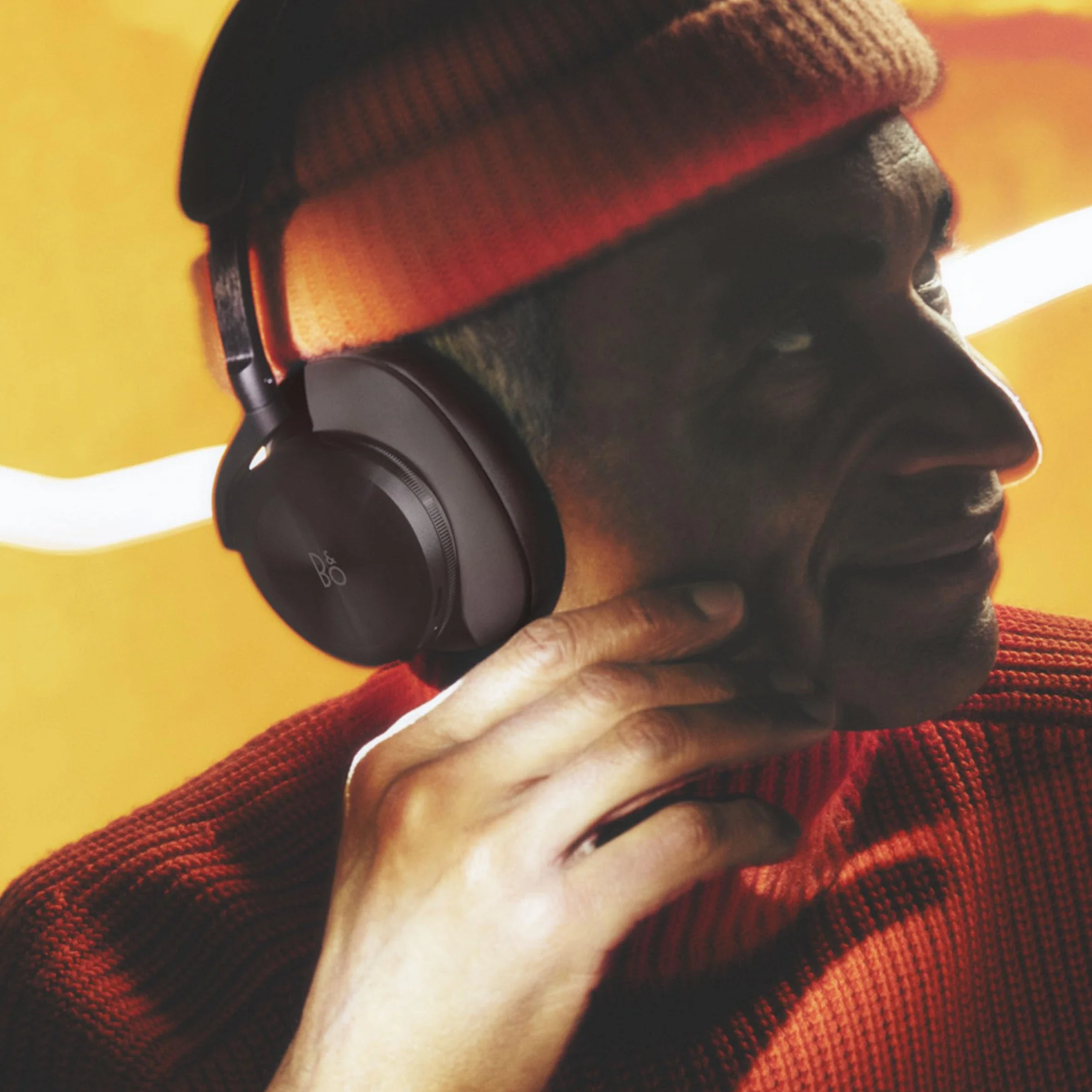 Bang & Olufsen Beoplay H95 1266115 Słuchawki Bezprzewodowe, Brązowy, 38 h | Słuchawki Bluetooth, aktywna redukcja szumów (ANC), 50 godzin autonomii, 6 mikrofonów, w zestawie etui transportowe