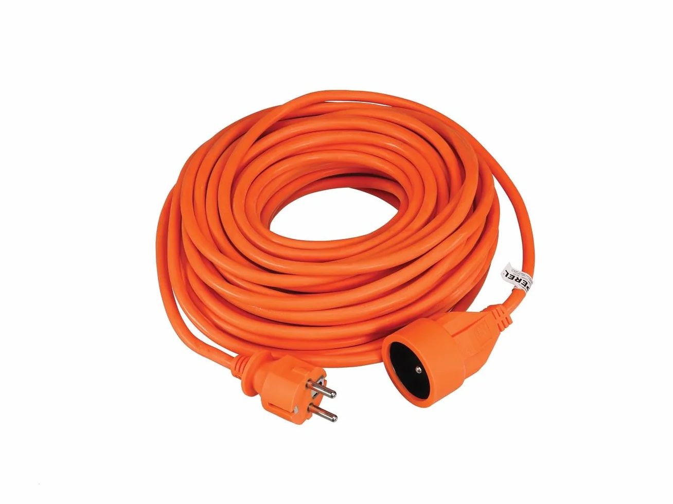 Perel Przedłużacz, H05VV-F 3G1.5, 20 m, 16 A/230 V, 3500 W, typ E/F, do użytku wewnętrznego, PVC, pomarańczowy