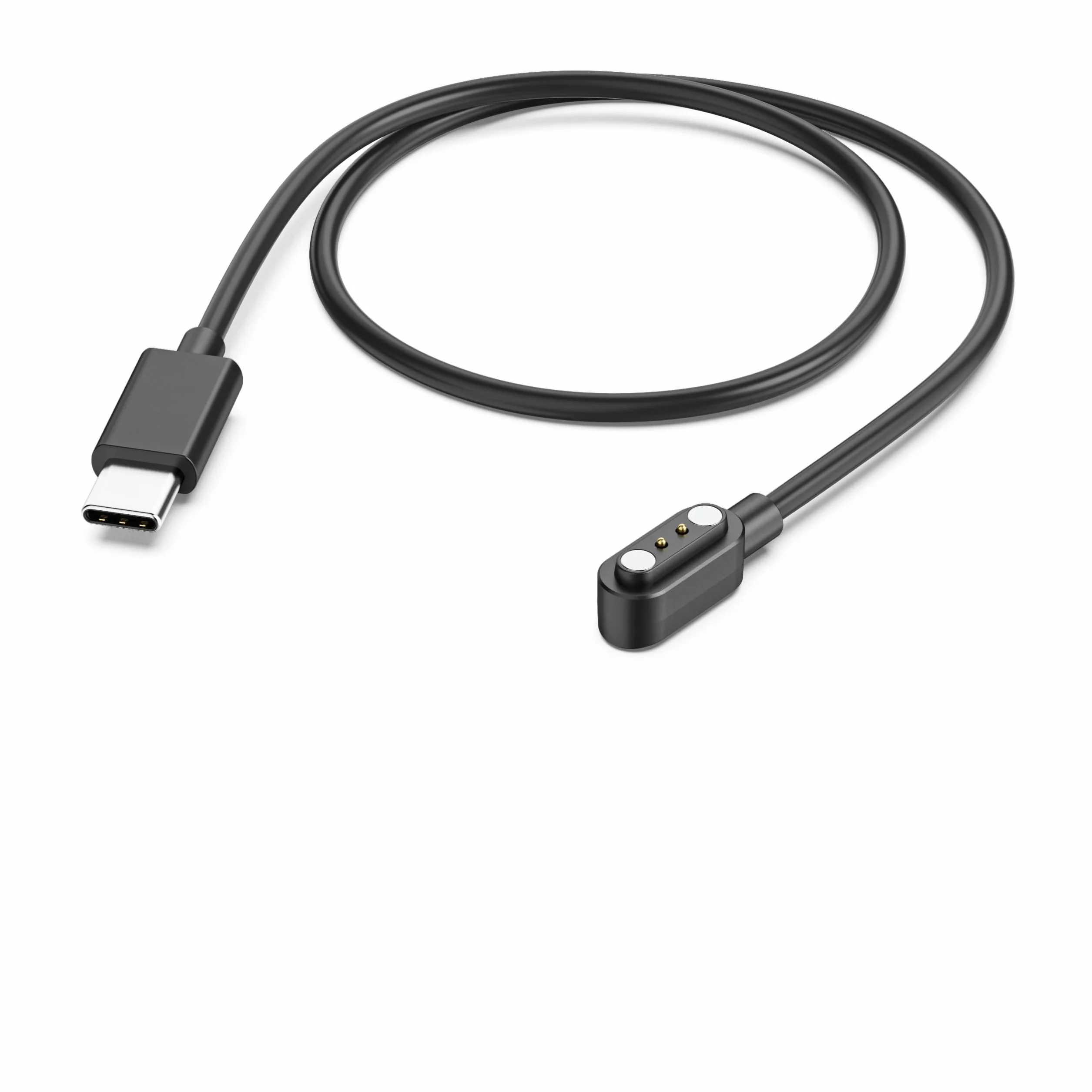 Hama Kabel do Ładowania Smartwatchy, Magnetyczny, USB-C, 60cm, Czarny - Optymalna Prędkość, Trwały Materiał, Pełne Naładowanie w 2,5 godziny