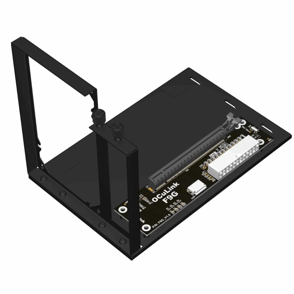 F9G-F9934-F4C-BK7 EGPU OCuLink GPU-Dock M.2 NVMe adapter Oculink z kablem Oculink ATX typ PCIe4.0 64 Gbps 25 cm