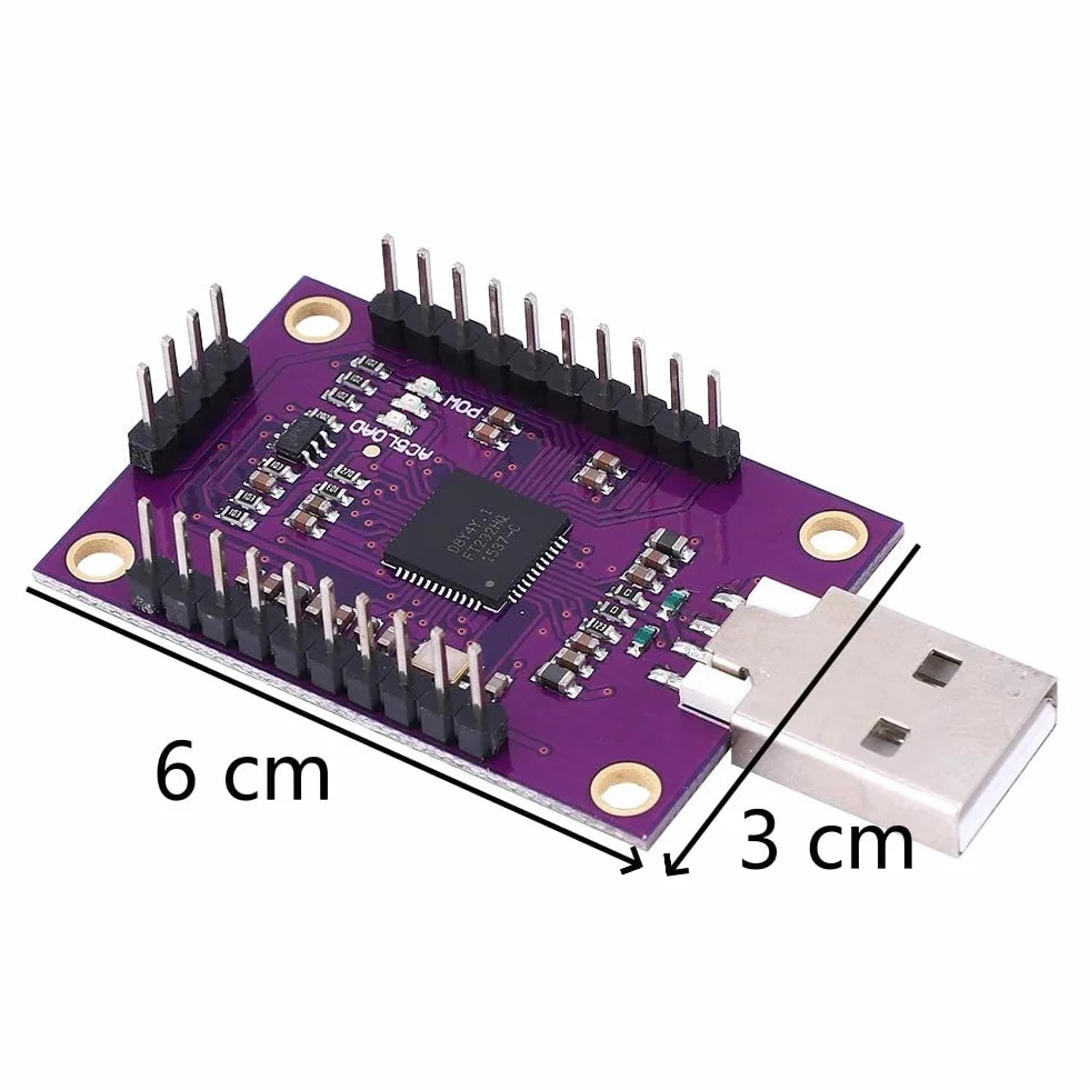 USB do JTAG UART FIFO SPI I2C Konwerter Moduł Wielofunkcyjny Adapter Szeregowy USB 2.0 480 Mb/s 12 Mbodów