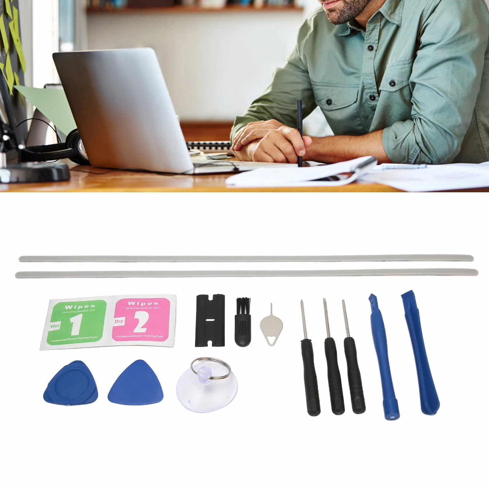Samoprzylepne Gumowe Paski Zderzaka do Laptopów Surface Book Model 1, 2, 3, 13 Cali Antypoślizgowy Zestaw