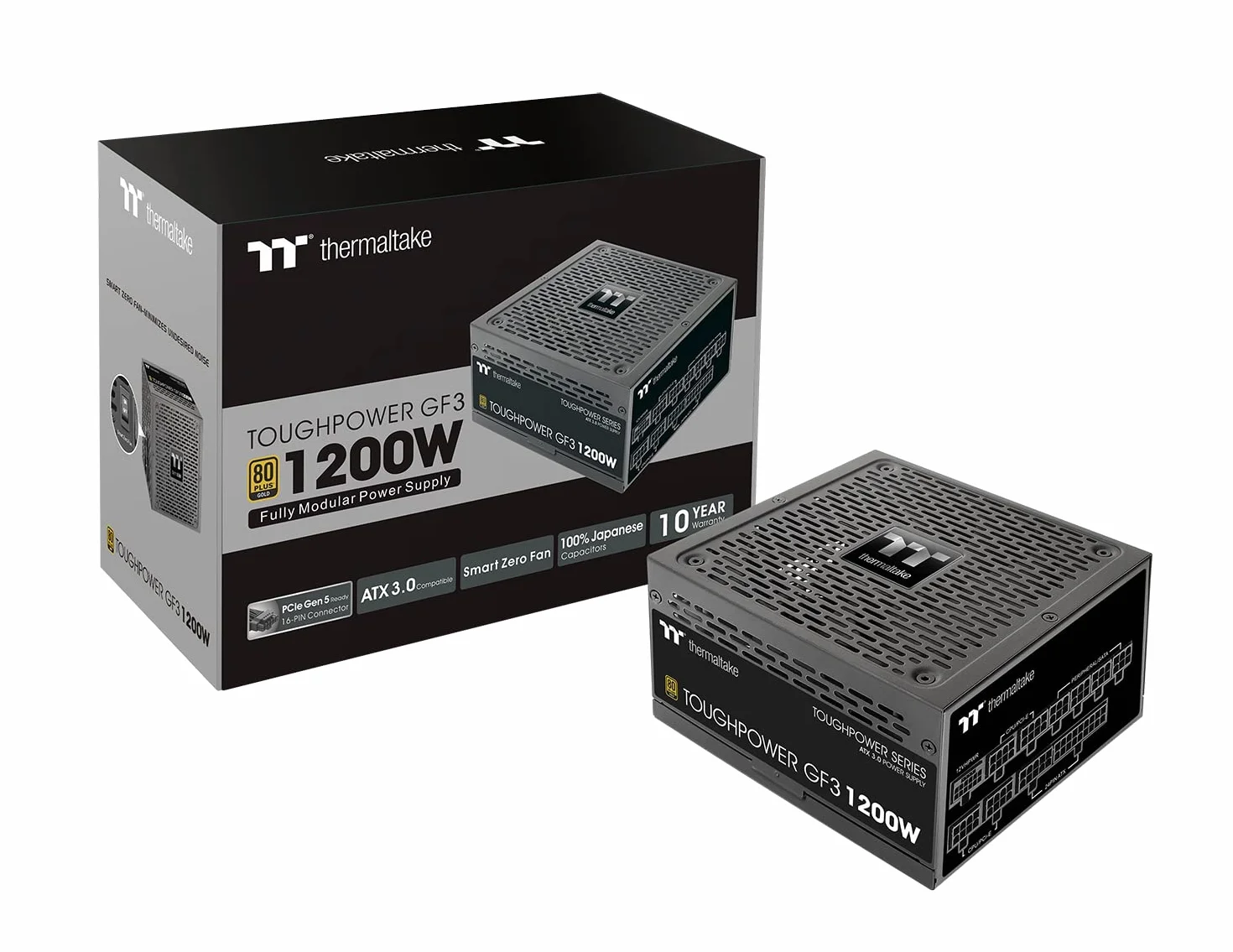 Thermaltake Thoughpower Gf3 PS-TPD-1200FNFAGE-4 Zasilacz, Czarny, 1200 W