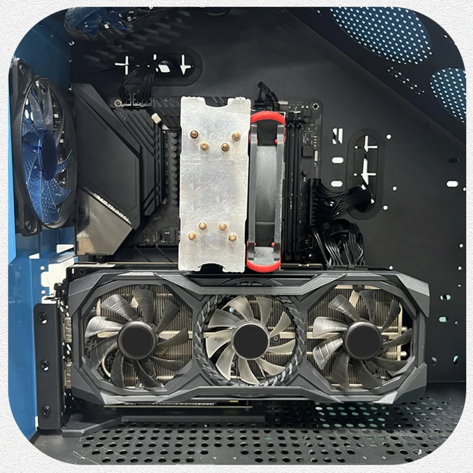 Nowa karta graficzna PCI-E X16 wspornik pionowy uchwyt GPU + GEN4/3 PCIE 16X przedłużacz kabel 25 cm uchwyt karty graficznej