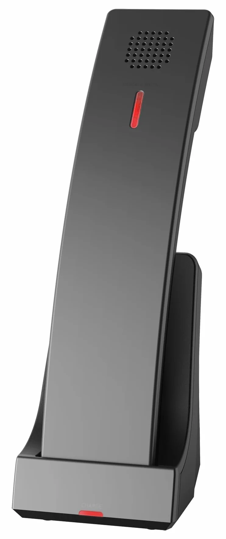 Snom HD1 Dodatkowa słuchawka DECT do bezprzewodowego telefonu stacjonarnego HD101 - przewodowy telefon hotelowy z obudową antybakteryjną, duży wskaźnik LED i podświetlane klawisze