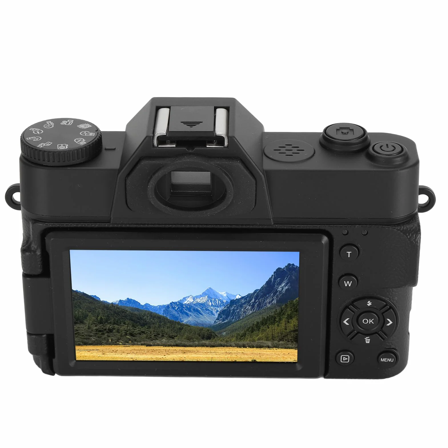 Aparat Cyfrowy, Aparaty Fotograficzne 4K 48 MP, z 3,0-calowym Ekranem IPS z możliwością Obracania o 180°, obsługą 16-krotnego Zoomu Cyfrowego, lampą błyskową i Trybem Urody