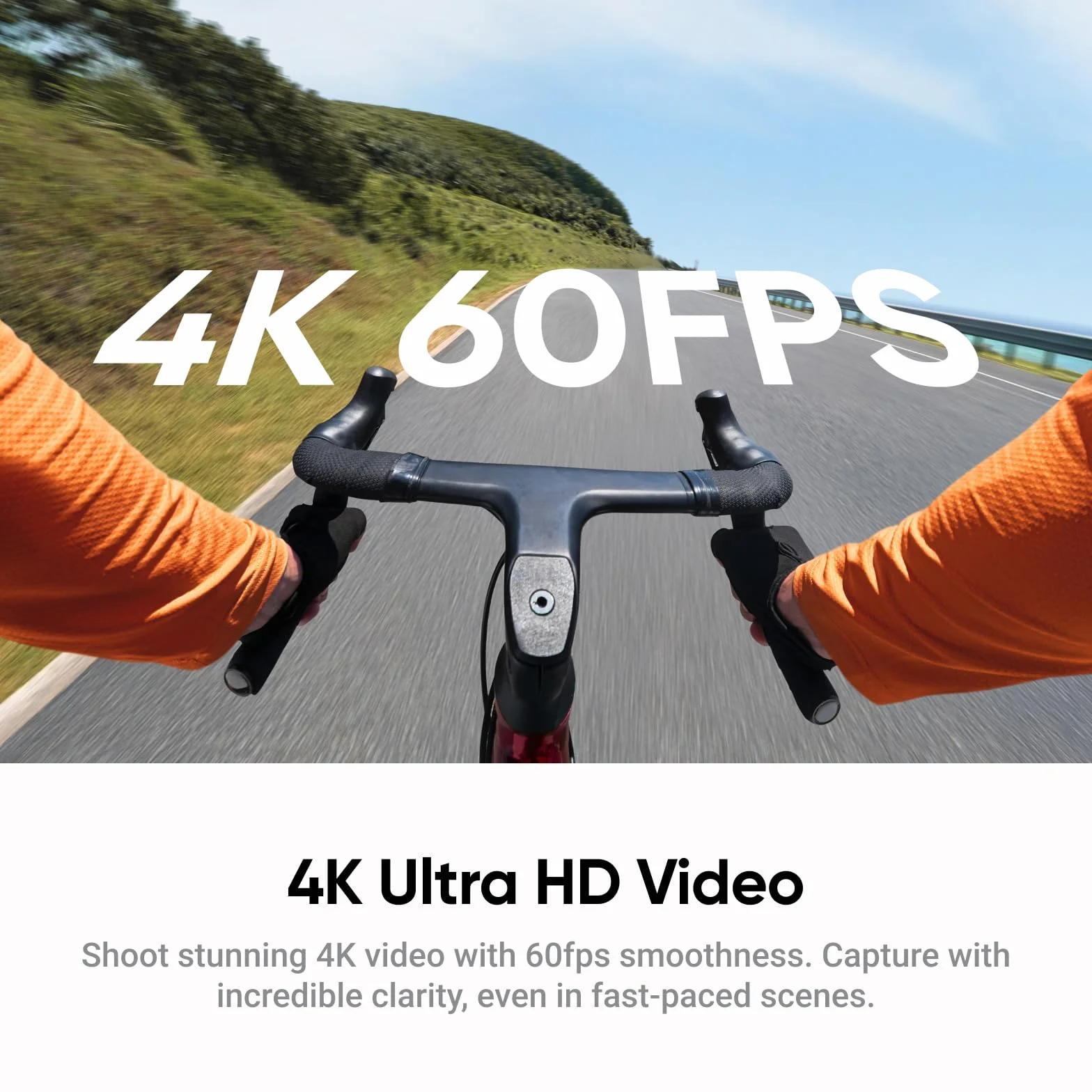 Insta360 GO Ultra Vlogger zestaw mini kamery 4K bez użycia rąk, lekki i mobilny, do montażu w dowolnym miejscu, stabilizacja FlowState, akumulator 200 min, wodoszczelny 10 m, rower
