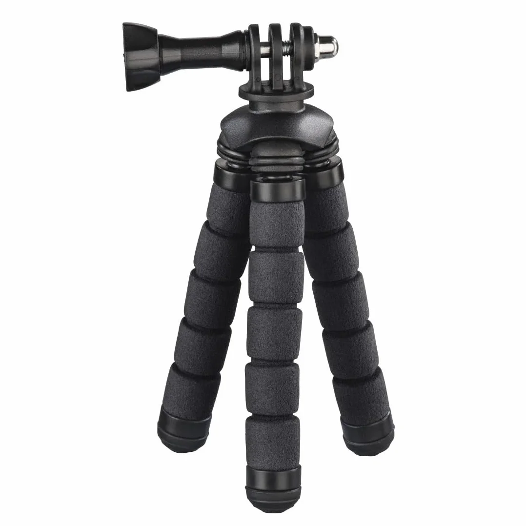 Hama statyw do smartfonów i kamer GoPro (mini, elastyczne nogi, do zdjęć, filmów, kompaktowy, tripod, regulowany) czarny