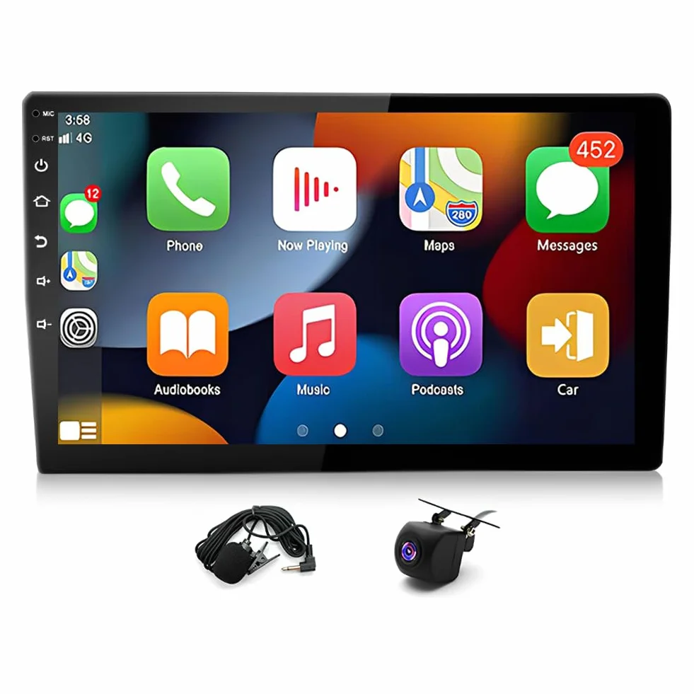 Radio samochodowe stereo 2 + 64 G dla Peugeot Partner 2008-2019 Head Unit for Citroën Berlingo 2 Android 14 GPS nawigacja z bezprzewodowym Carplay, Android 10", ekran dotykowy, Bluetooth, WiFi, FM