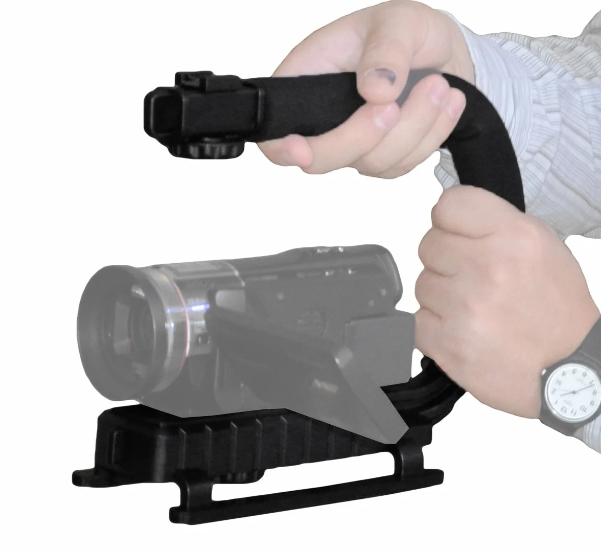 Khalia-Foto ayex Action Grip stabilizator wideo do kamkorderów i lustrzanek cyfrowych – statyw dla spokojnych nagrań wideo
