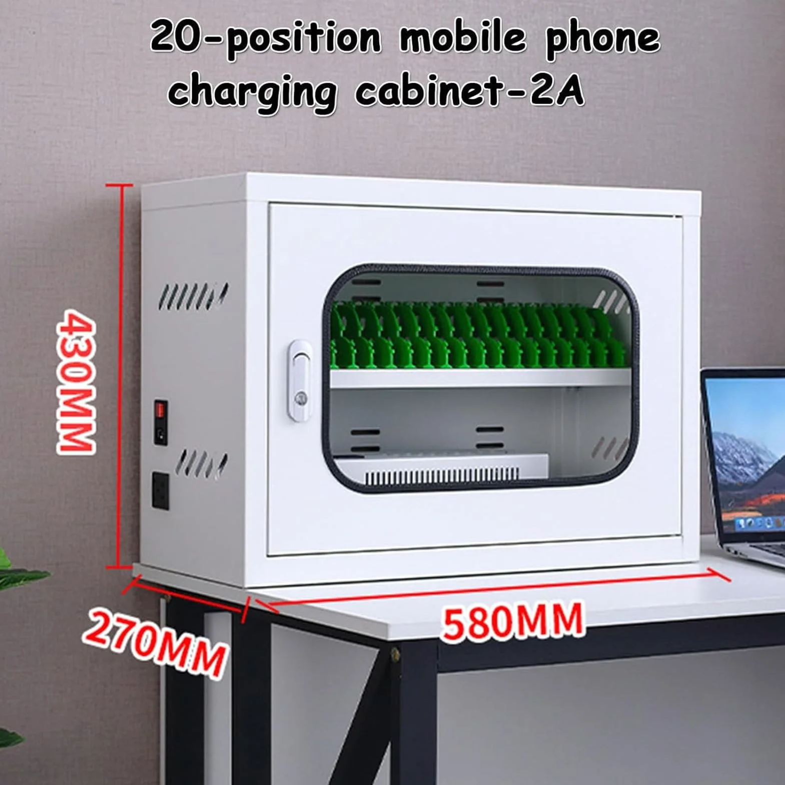 Ładowanie przez USB, szafka do ładowania smartfona, 12-60 gniazd mobilna stacja ładująca samochód i wózek do przechowywania do ładowania różnych telefonów komórkowych, szybkie ładowanie Hub