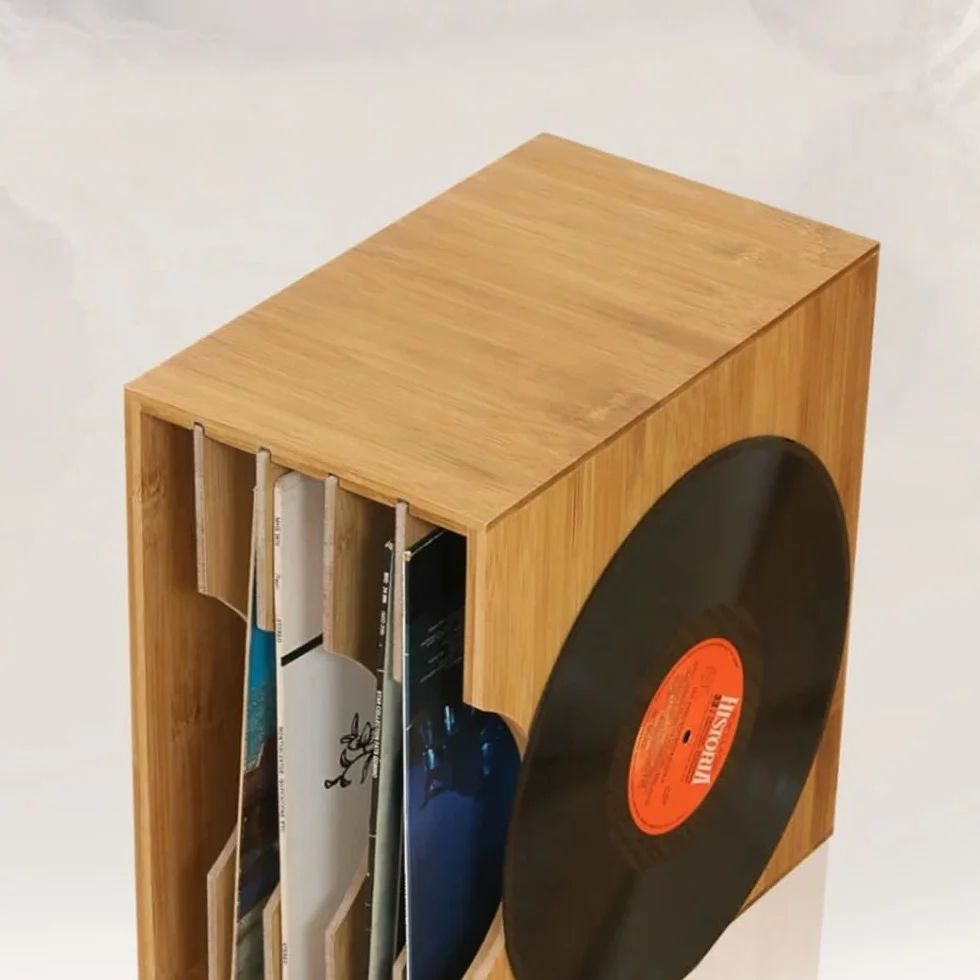 Pudełko na płytę Organizer na płyty CD Nostalgiczne pudełko kasety Regał Drewniany stary pulpit do przechowywania dokumentów Uchwyt na płytę