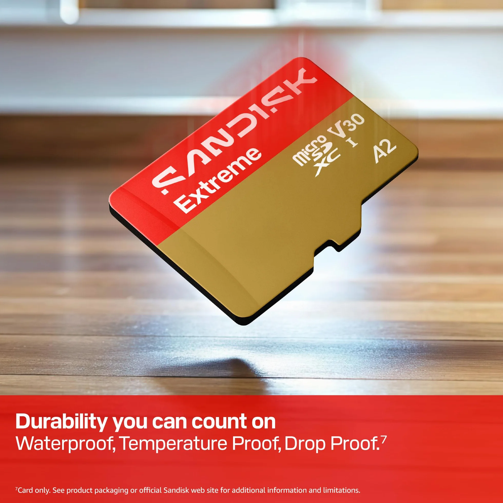 SANDISK Extreme Karta microSDXC UHS-I + SD Adapter, 128 GB (prędkość odczytu do 245 MB/s i prędkość zapisu do 120 MB/s, wideo 5,3 K, C10, V30, U3, A2)