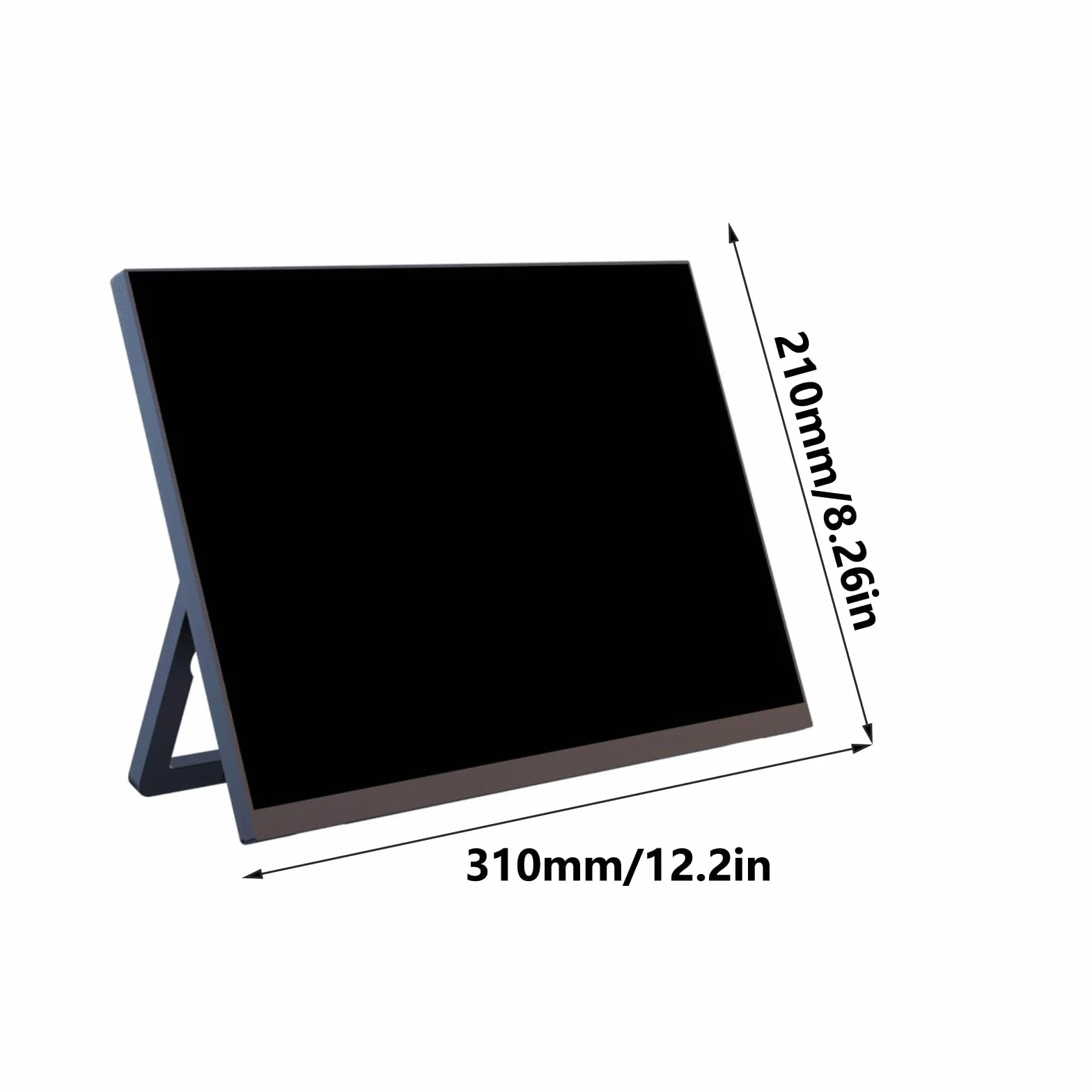 Przenośny monitor 35.6 cm FHD IPSs wyświetlacz USB typu C z wbudowanymi głośnikami pielęgnacja oczu do laptopa i konsoli przenośny monitor