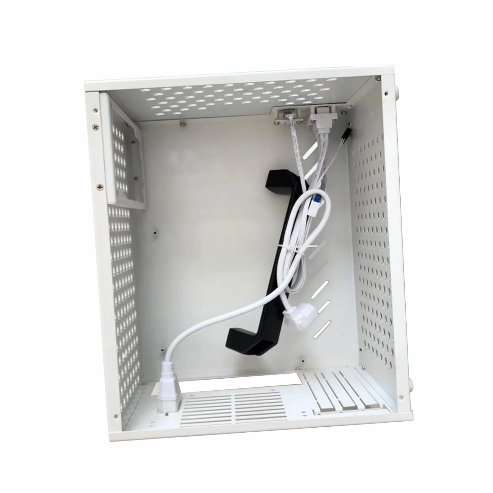 Kompaktowa Obudowa PC Tower, Obsługuje płytę główną ITX/MATX 280 Mm GPU, 5 Wentylatorów, Chłodnica Cieczy 120 Mm, 3 Gniazda PCIe, Zasilanie ATX/SFX, 294 X 250 X 160
