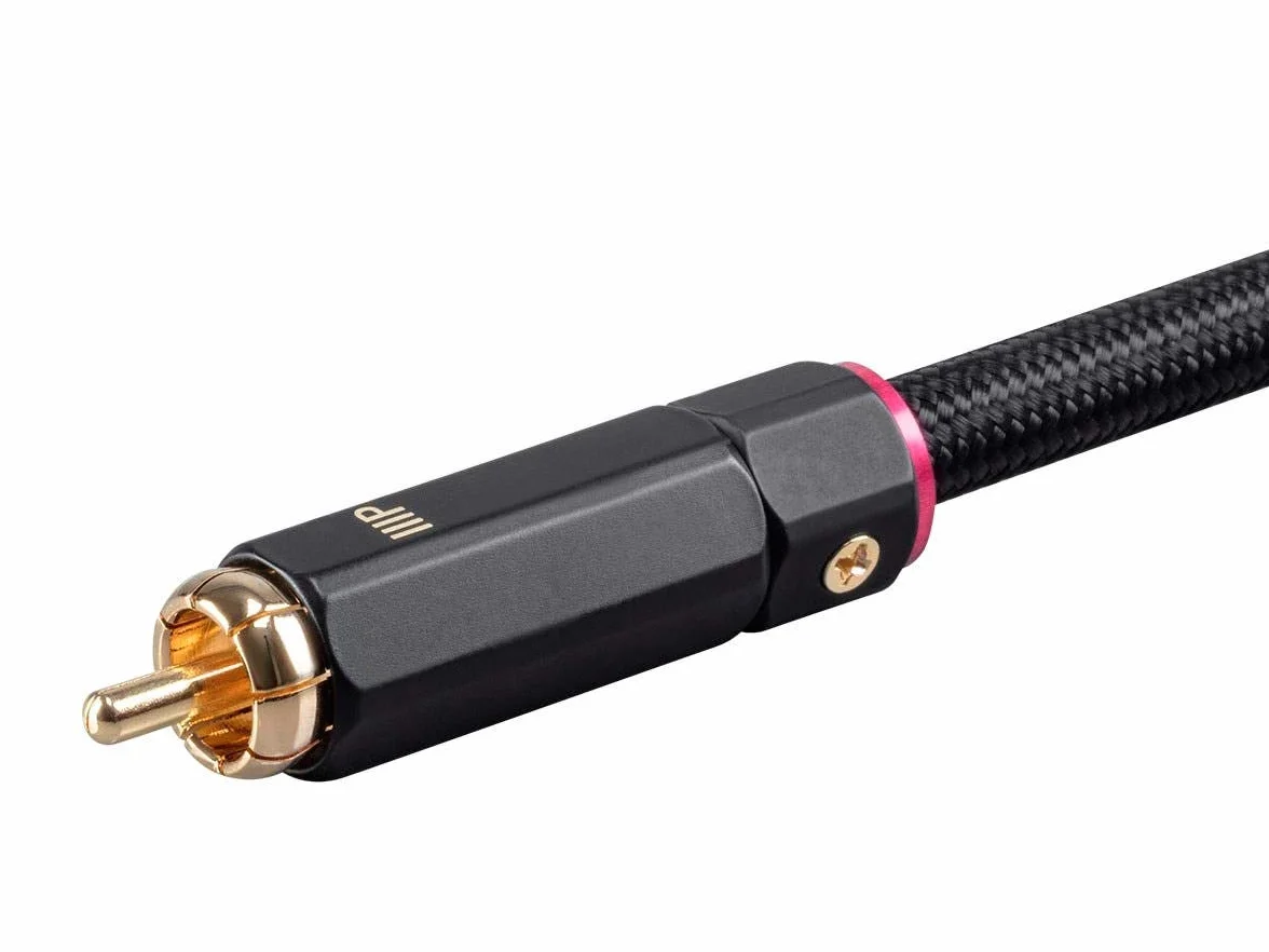 Monoprice Onix Series Digital Coaxial Audio/Video RCA Subwoofer CL2 Kabel znamionowy, RG-6/U 75 omów, 3,7 m, czarny