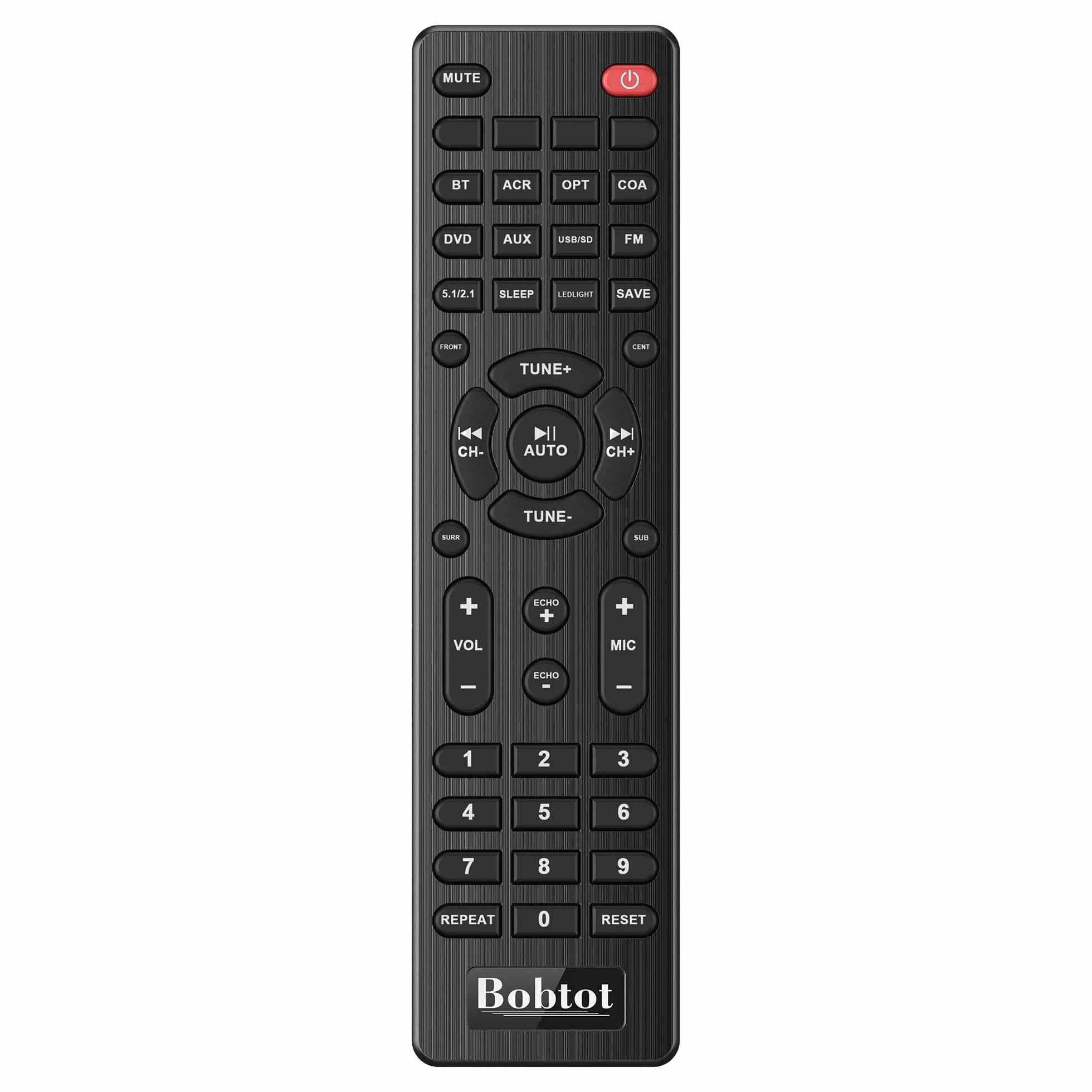 Bobtot System dźwięku przestrzennego kina domowego – 1200 W 10-calowy subwoofer 5.1-kanałowy system audio stereo z optycznym wejściem Bluetooth HDMI ARC do telewizora 4K Ultra HD AV, DVD, radia FM