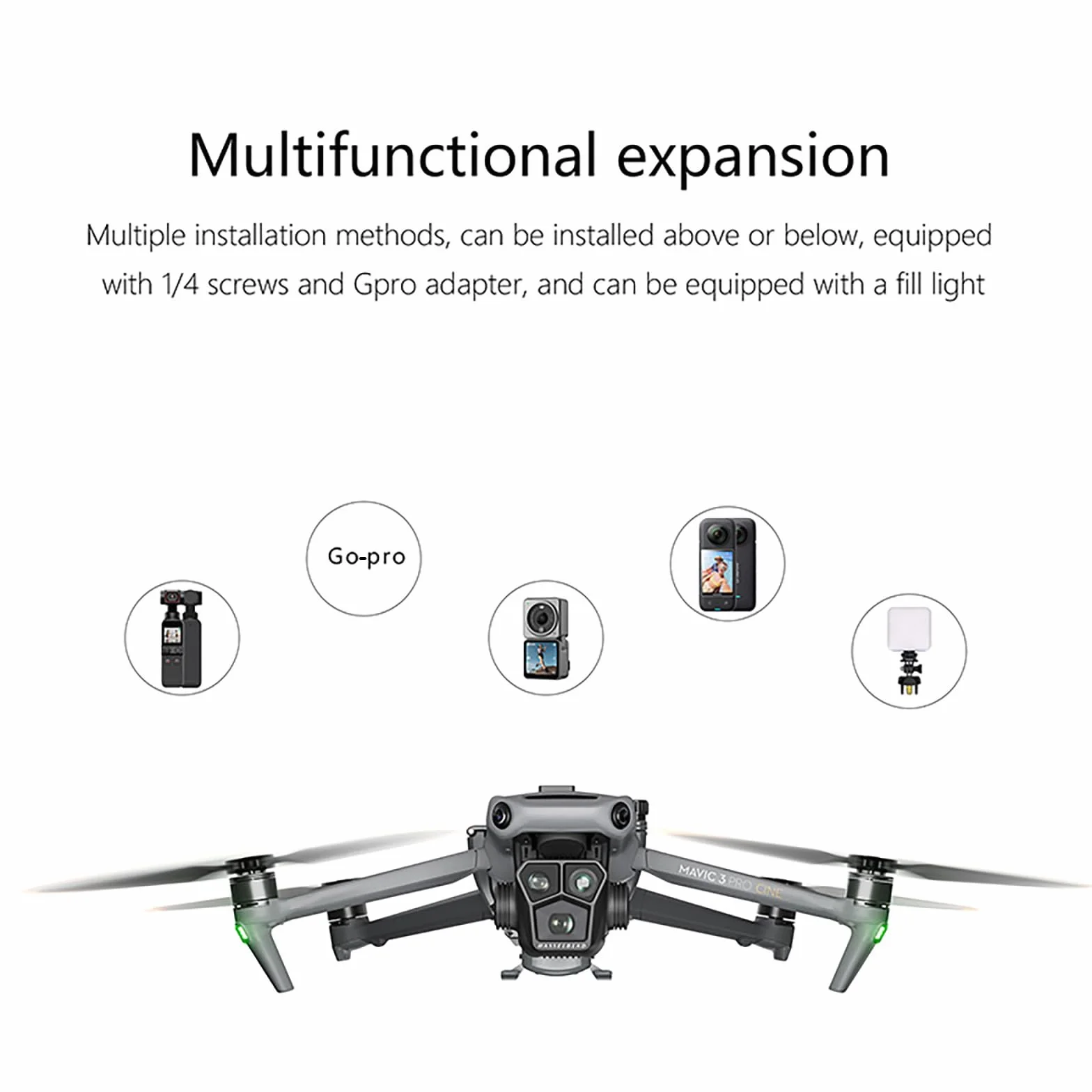 Uniwersalny system zrzutu drona do DJI Mavic 3 Pro/Mavic 3 Classic/Mavic 3 Drone wielofunkcyjny miotacz zwalniający ładunek transport dostawa uwalnianie urządzenie upuszczające
