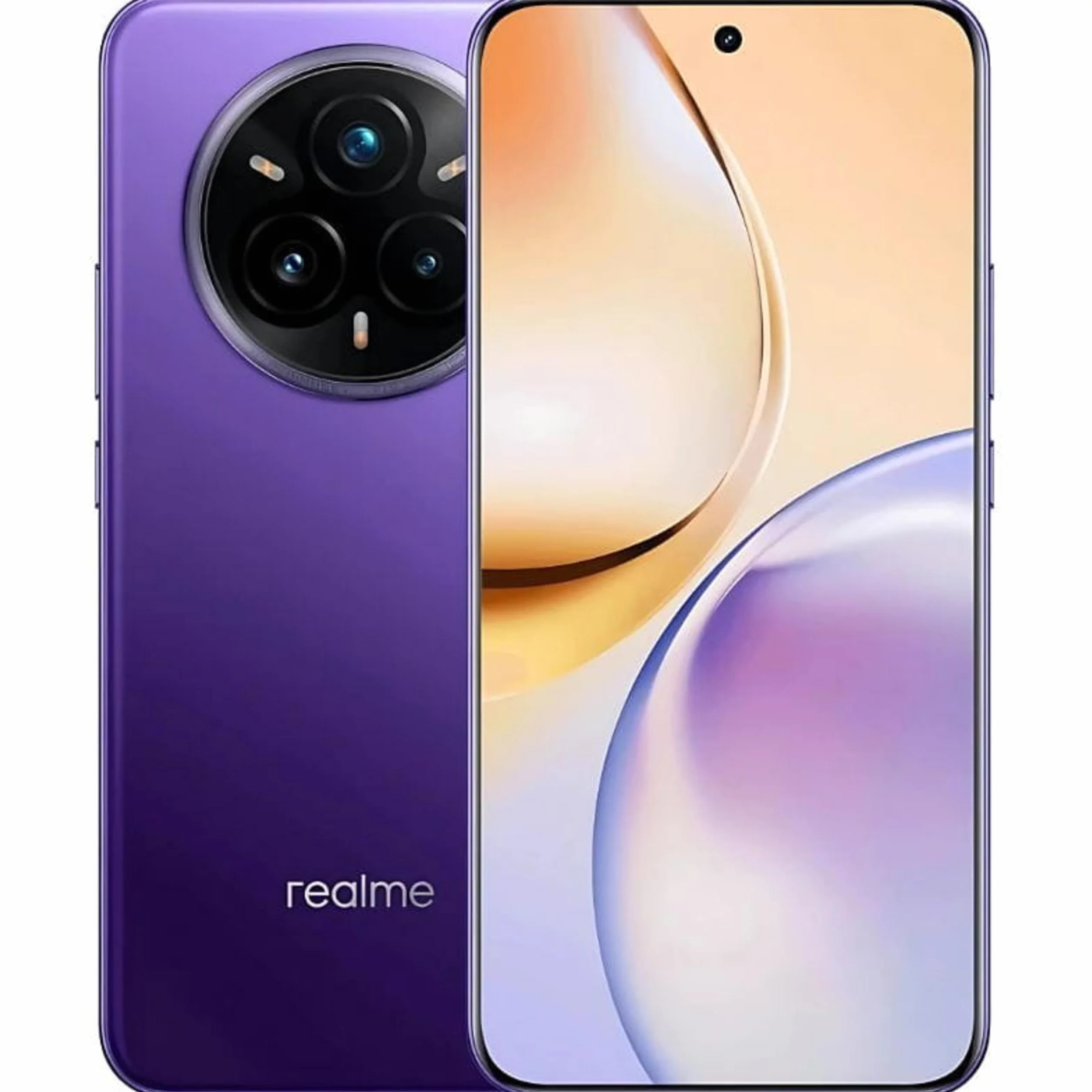 realme 14 Pro+ Dual-SIM 512 GB ROM + 12 GB RAM (tylko GSM / bez CDMA) smartfon 5G odblokowany fabrycznie (fioletowa mgławica) – wersja międzynarodowa