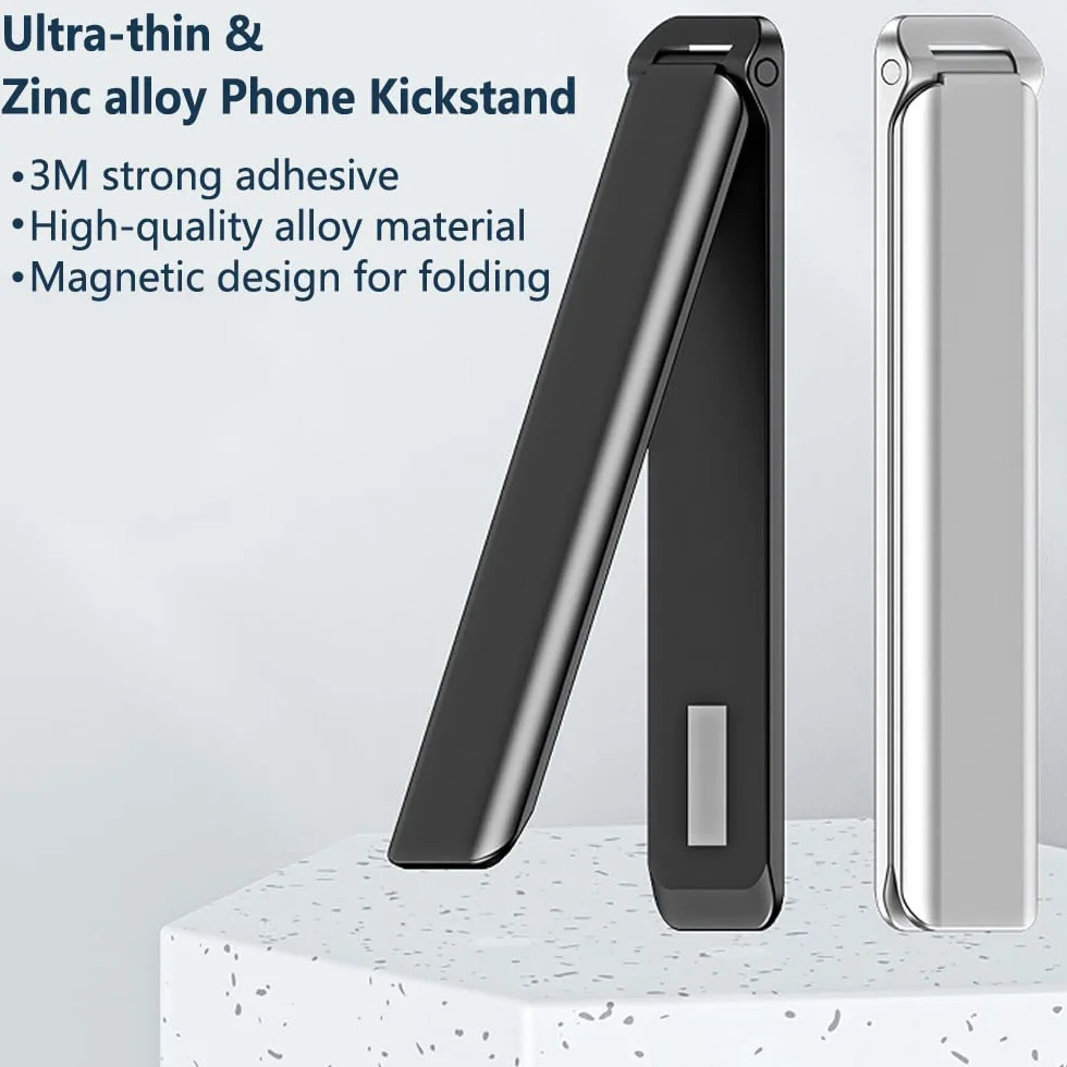 Kinizuxi Podpórka na telefon komórkowy, 2 szt., pionowy i poziomy aluminiowy stojak na telefon na biurko, regulowany stojak na telefon kompatybilny z iPhonem, Samsungiem, iPadem, tabletami i innymi,