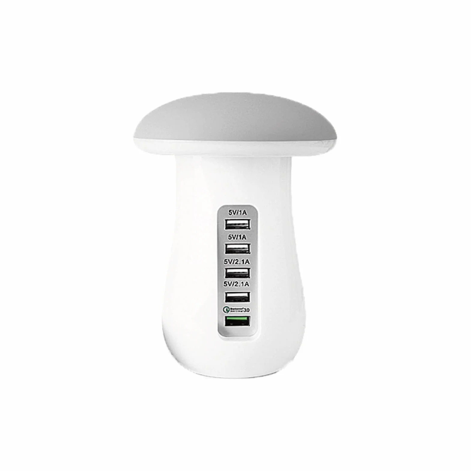 Ładowarka USB Mushroom Light Wieloportowa stacja ładująca USB QC 3.0 Szybkie ładowanie Przenośna konstrukcja