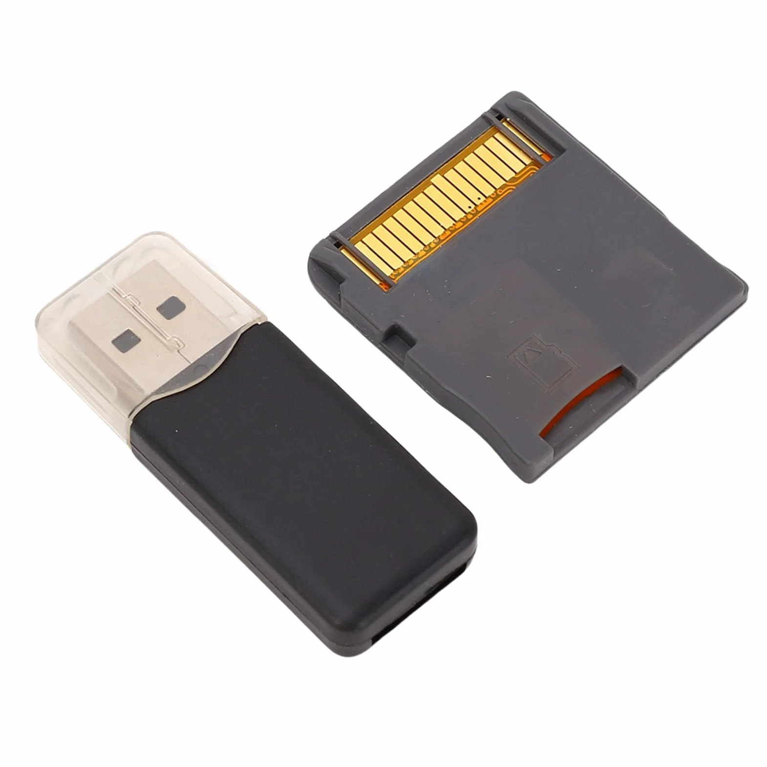Ejoyous 2025 R4 Karta Pamięci do Gier Wideo Karta ASIC Chip Flash z Czytnikiem Kart dla NDS, NDSL, NDSI, NDSI XL, 2DS, 3DS, 3DS Nowy 2DS XL (SILVER)