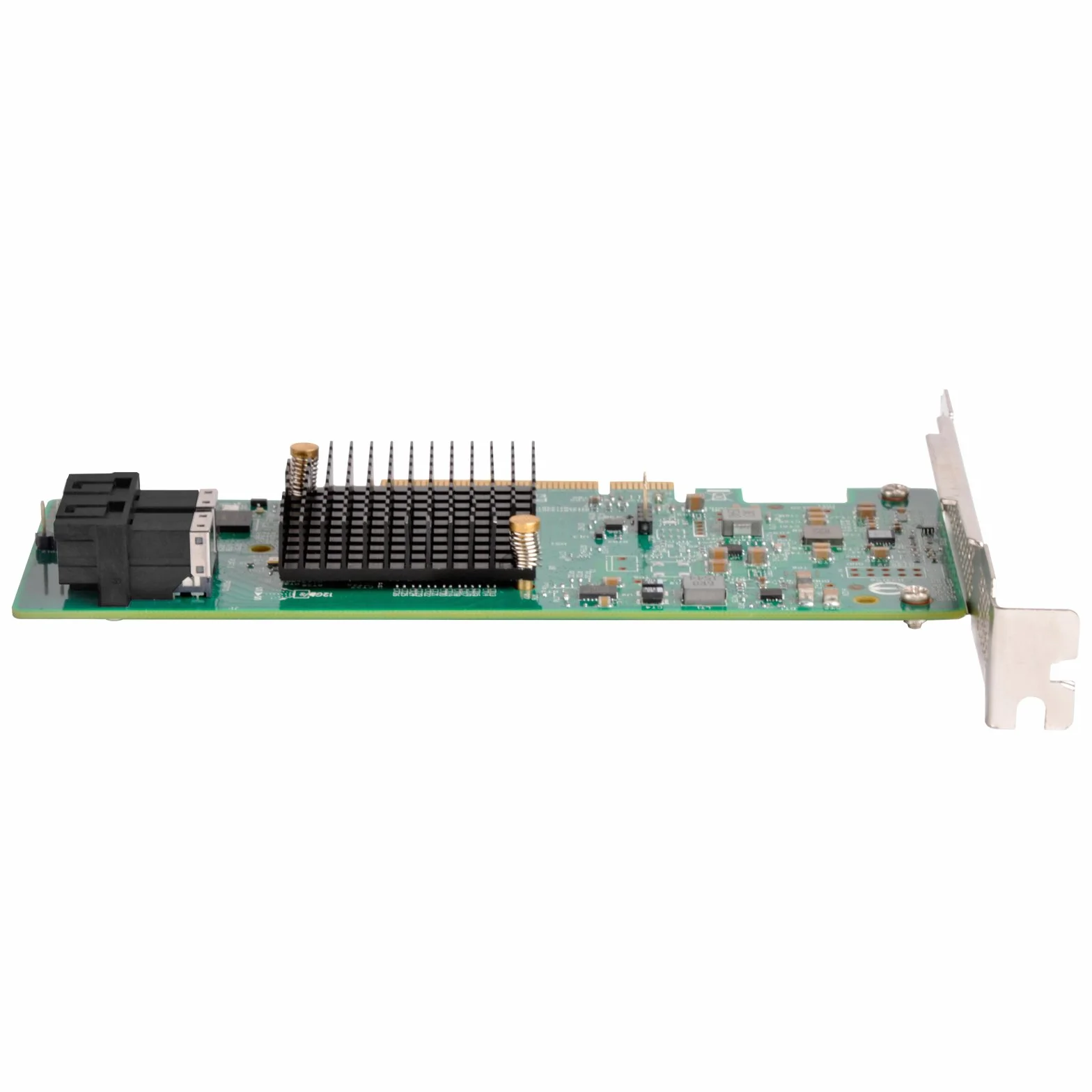 SilverStone SST-ECS05 – Serwerowa karta PCI-E Express Card Gen 3.0 x8 SAS (12 Gb/s) / SATA (6 Gb/s) kontroler portów LSISAS3008, obsługuje niskoprofilowy, RAID 0,1,1E, 10