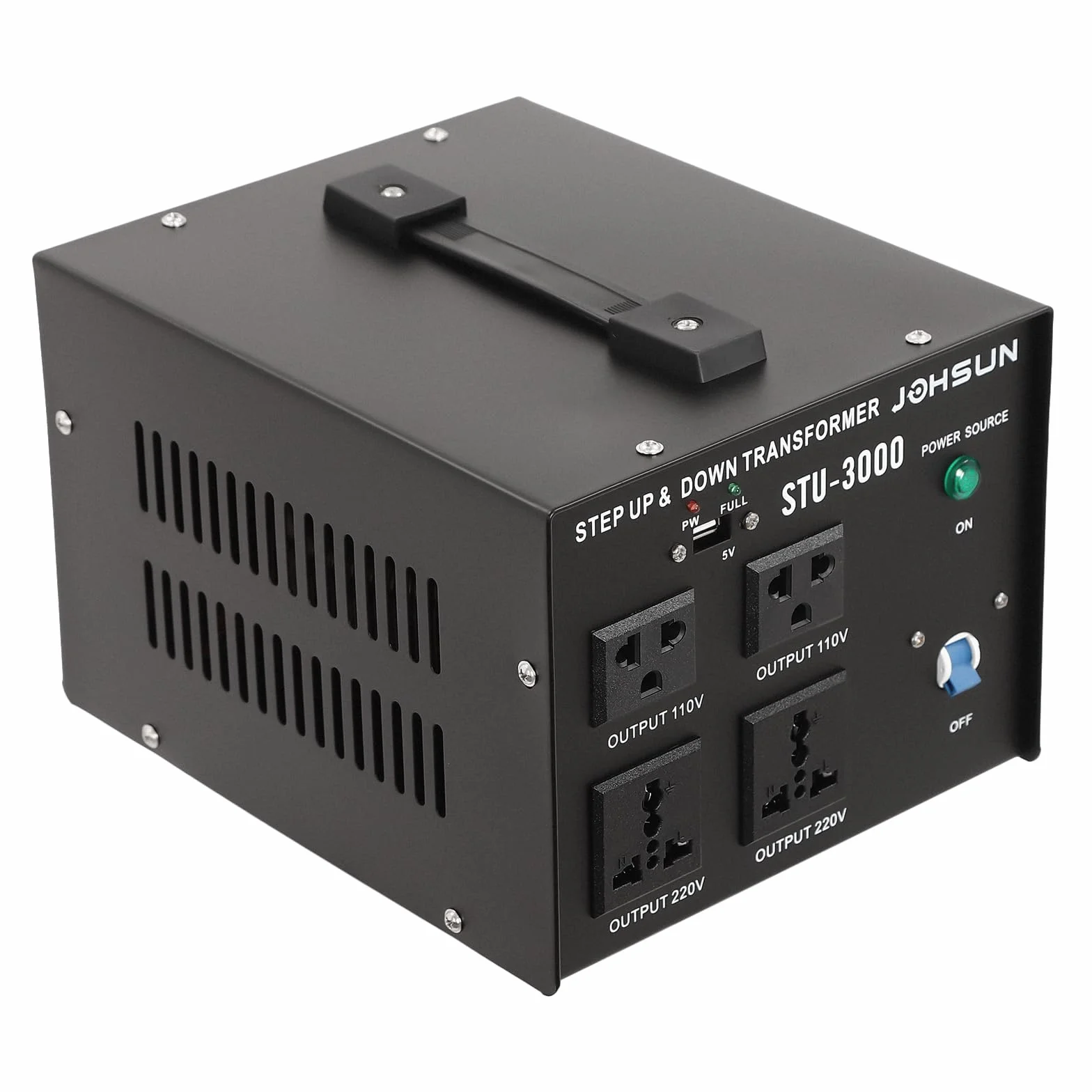 Przetwornica napięcia 3000 W transformator pierścieniowy, przetwornica napięcia 110 V na 220 V, konwerter Step up Down, wtyczka 220 na 110 V - In: 110 V lub 220 V/Out: 110 V i 220 V