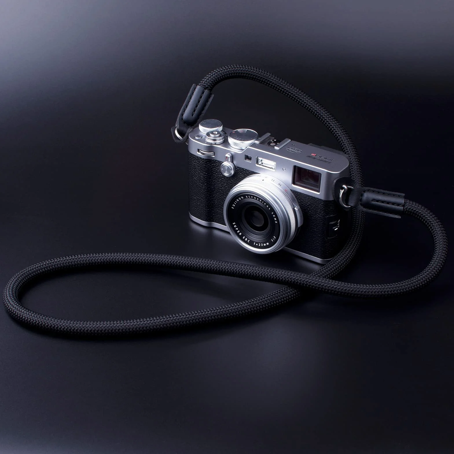 VKO Pasek na aparat pasek do noszenia na ramieniu Lina wspinaczkowa Pas na szyję pasek na ramię odpowiedni do Sony A6100 A6600 A6400 A6000 A6300 A6500 X100F X-T30 X-T4 X-T3 X-T20 X-T2 (czarny)