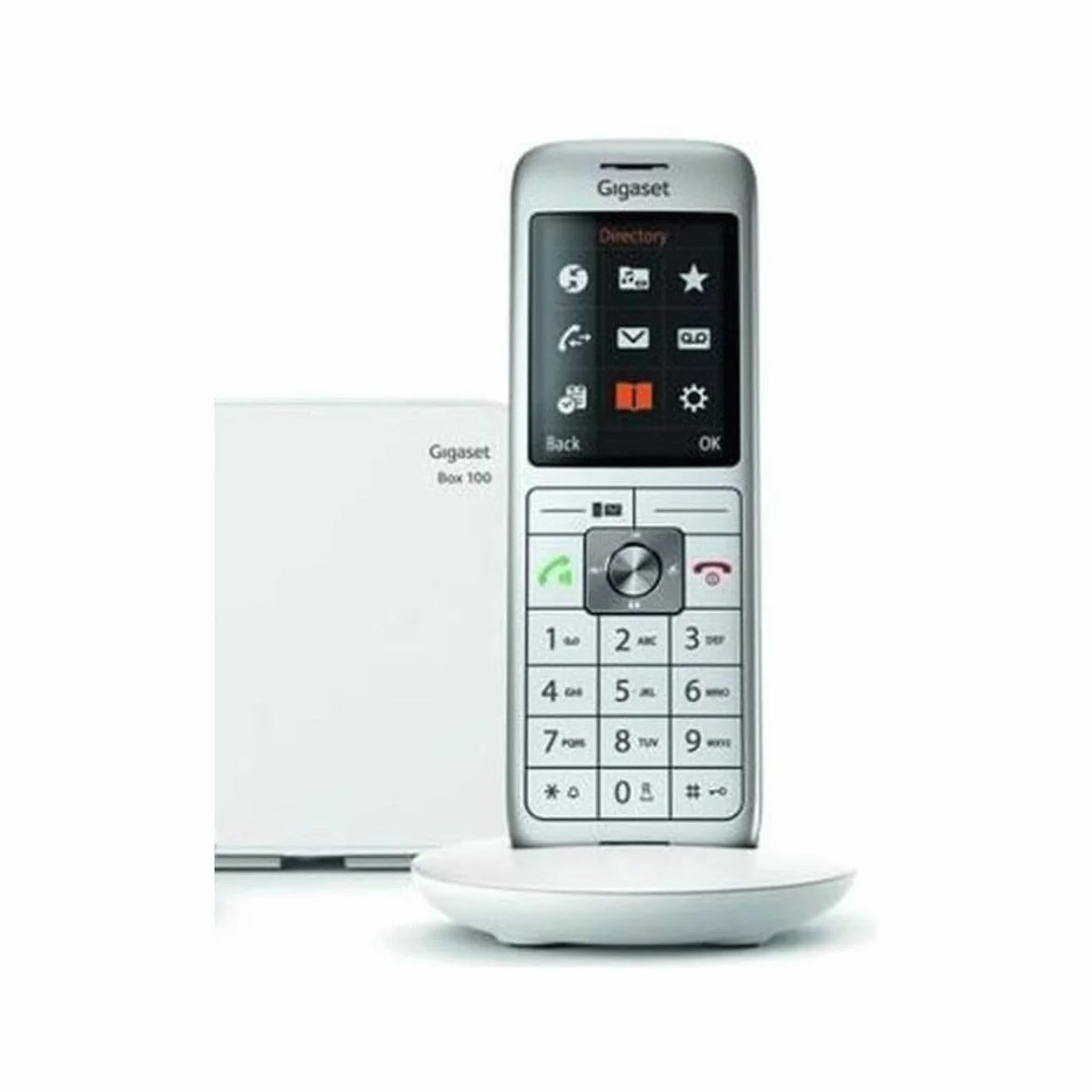 Gigaset CL660 Duo - bezprzewodowy telefon stacjonarny - 2 słuchawki - biały [wersja francuska]