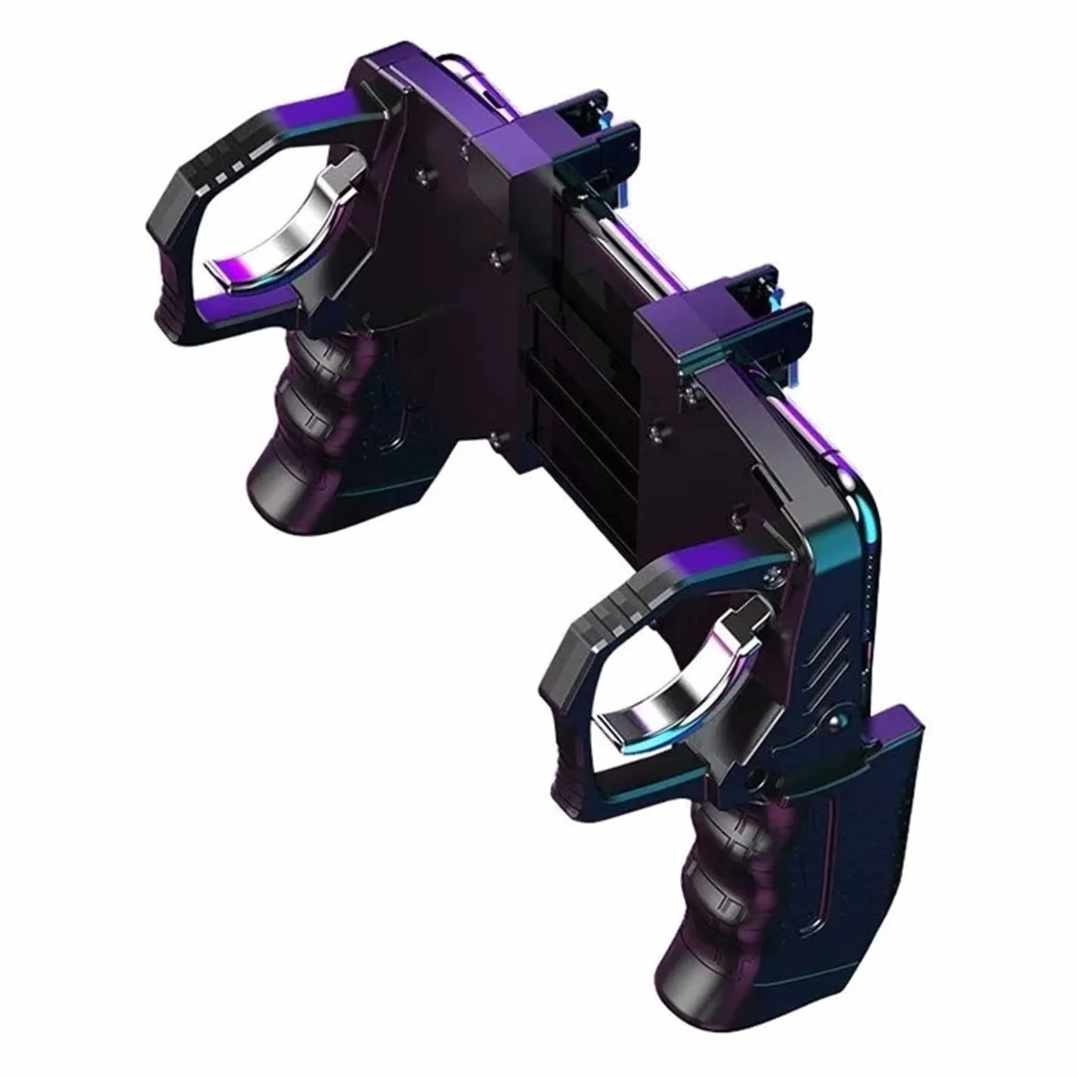 Gamepad mobilny kontroler do gier mechaniczne przyciski obsługa 4 palcami 4,7-6,5 cala