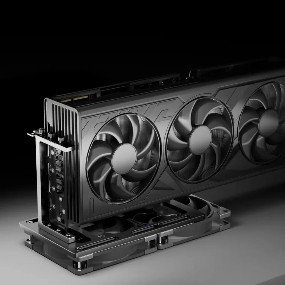 Wspornik pionowy 90° PCIE 4.0 X16 przedłużacz przedłużający kabel przedłużający ze stopu aluminium PE ekranowany GPU karta graficzna przedłużacz
