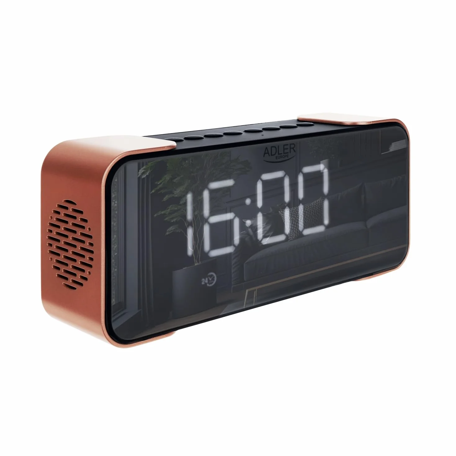 ADLER EUROPE 1190 copper Radiobudzik bezprzewodowy