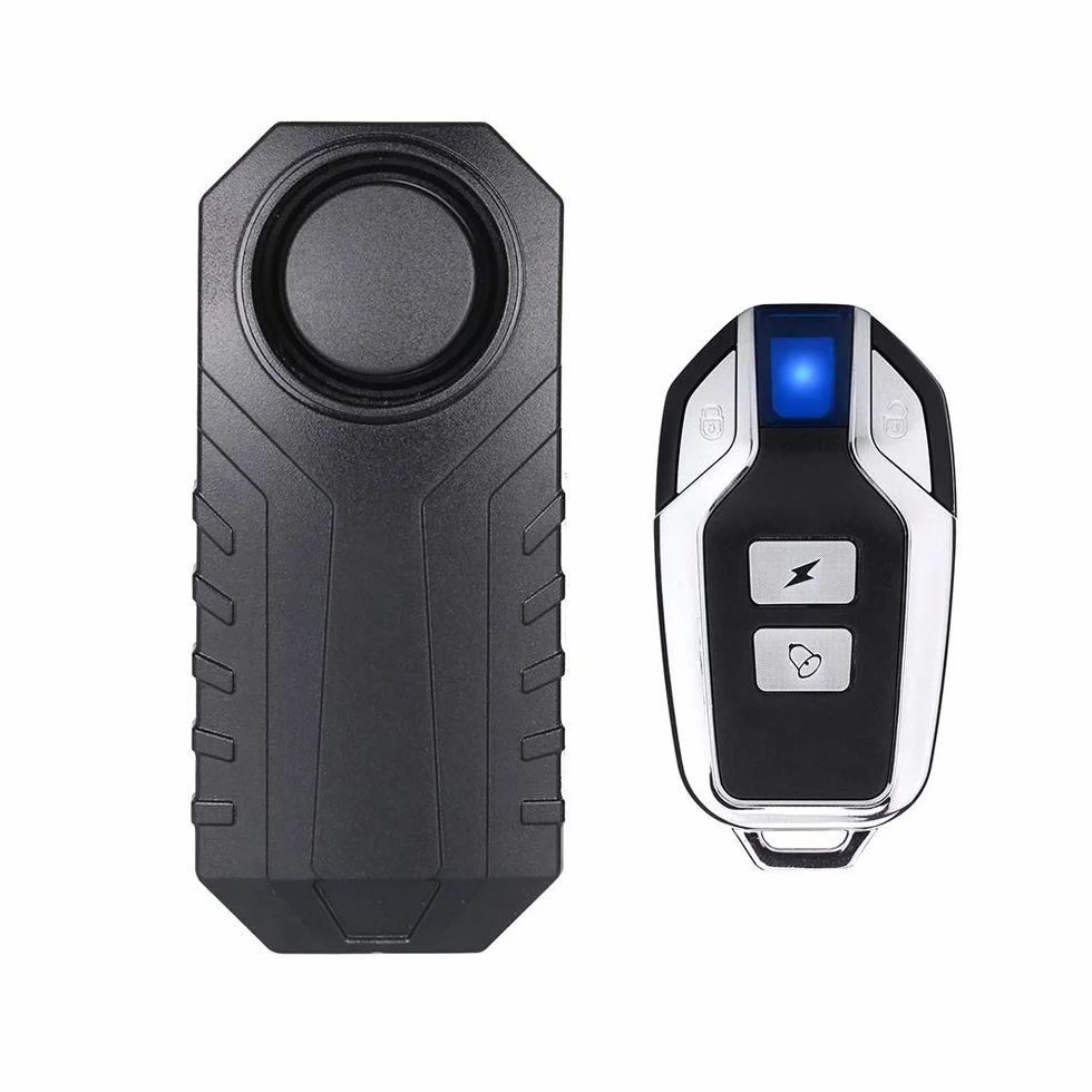 Ulepszony alarm rowerowy, antykradzieżowy czujnik bezpieczeństwa antywłamaniowego, regulowana czułość głośności, do motocykla, skutera, przyczepy, wózka elektrycznego